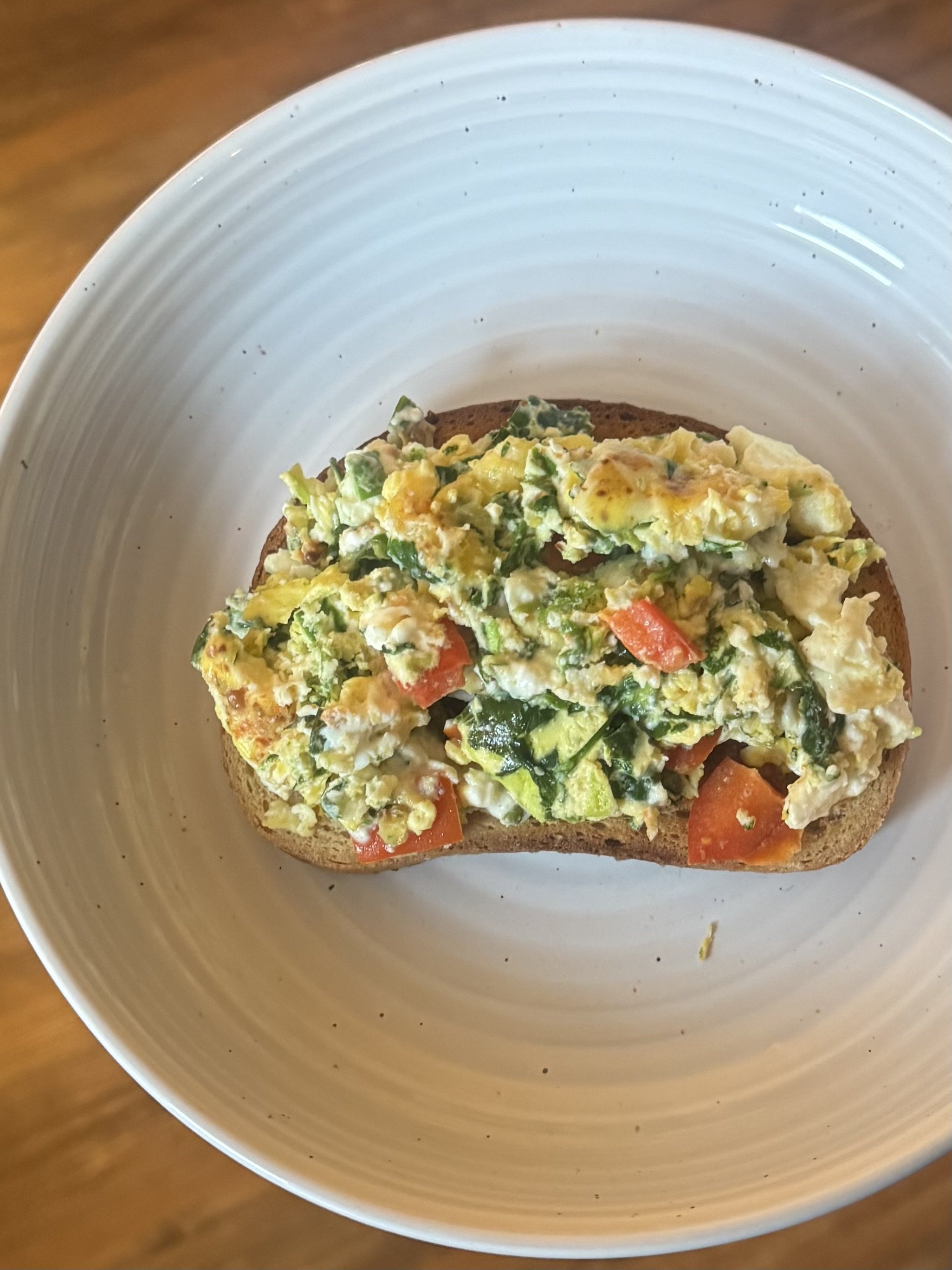 Spinach and Feta Egg Bake 