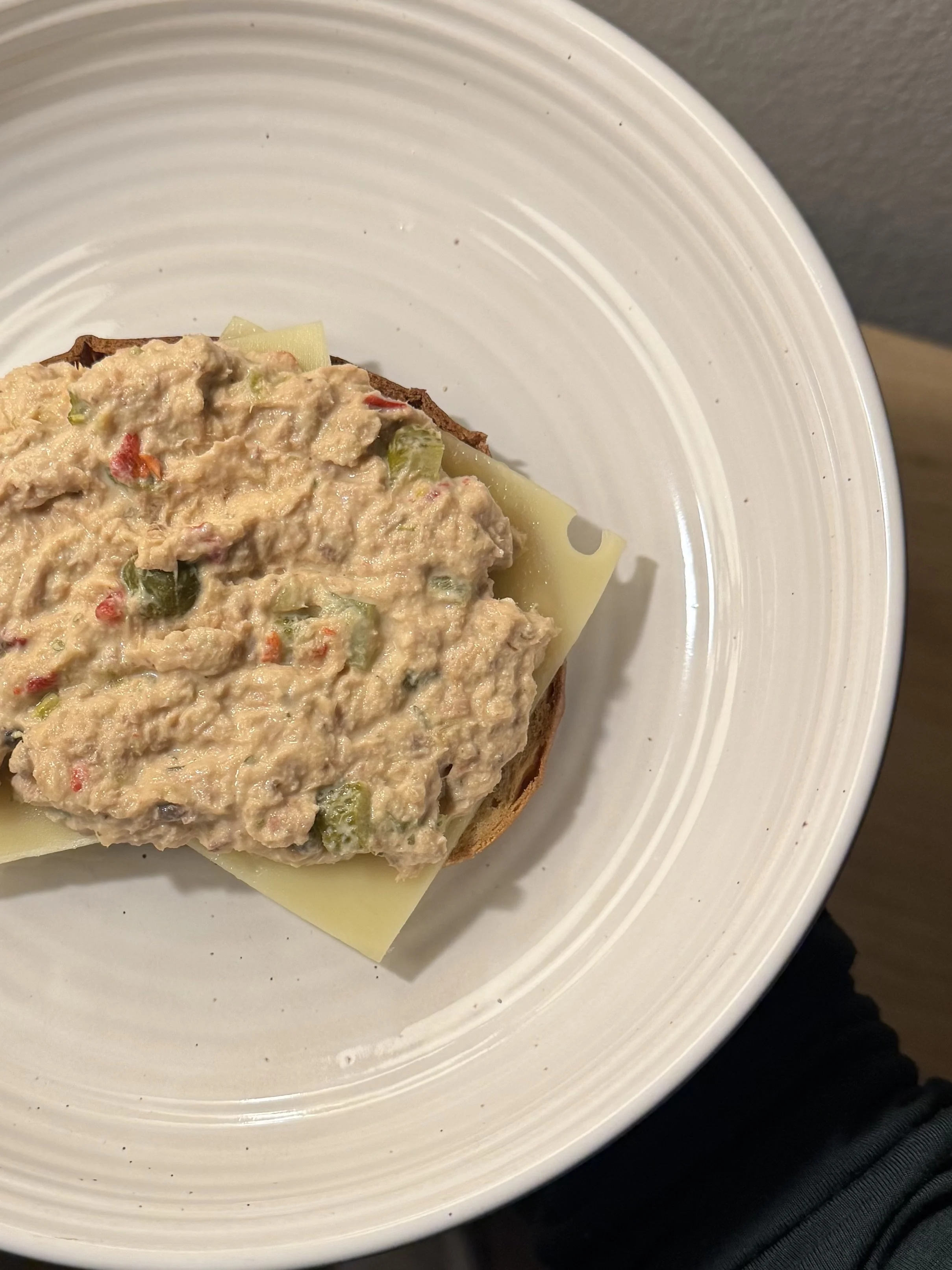 Open Face Tuna Melt 