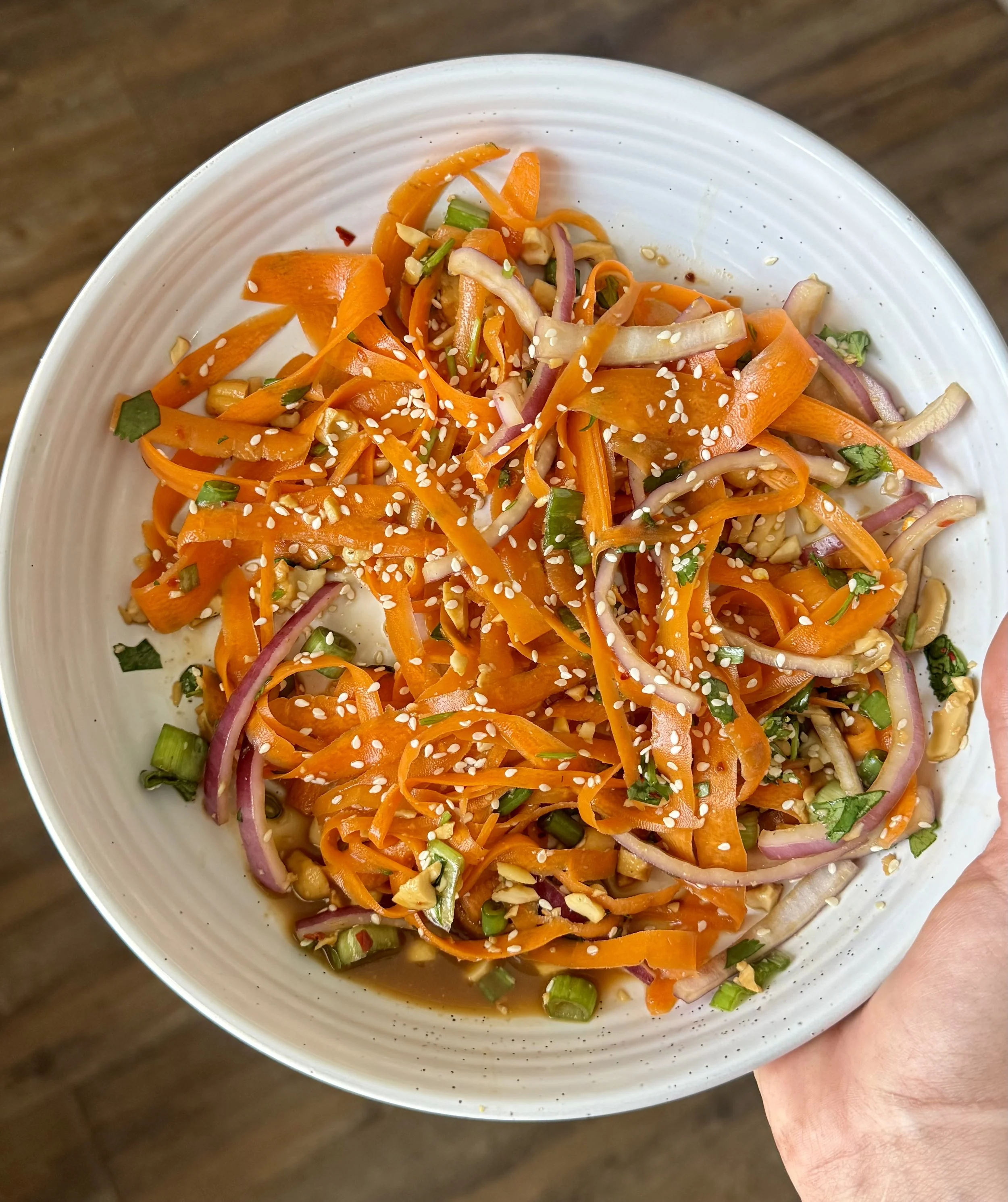 Carrot Cashew Chicken Salad 
