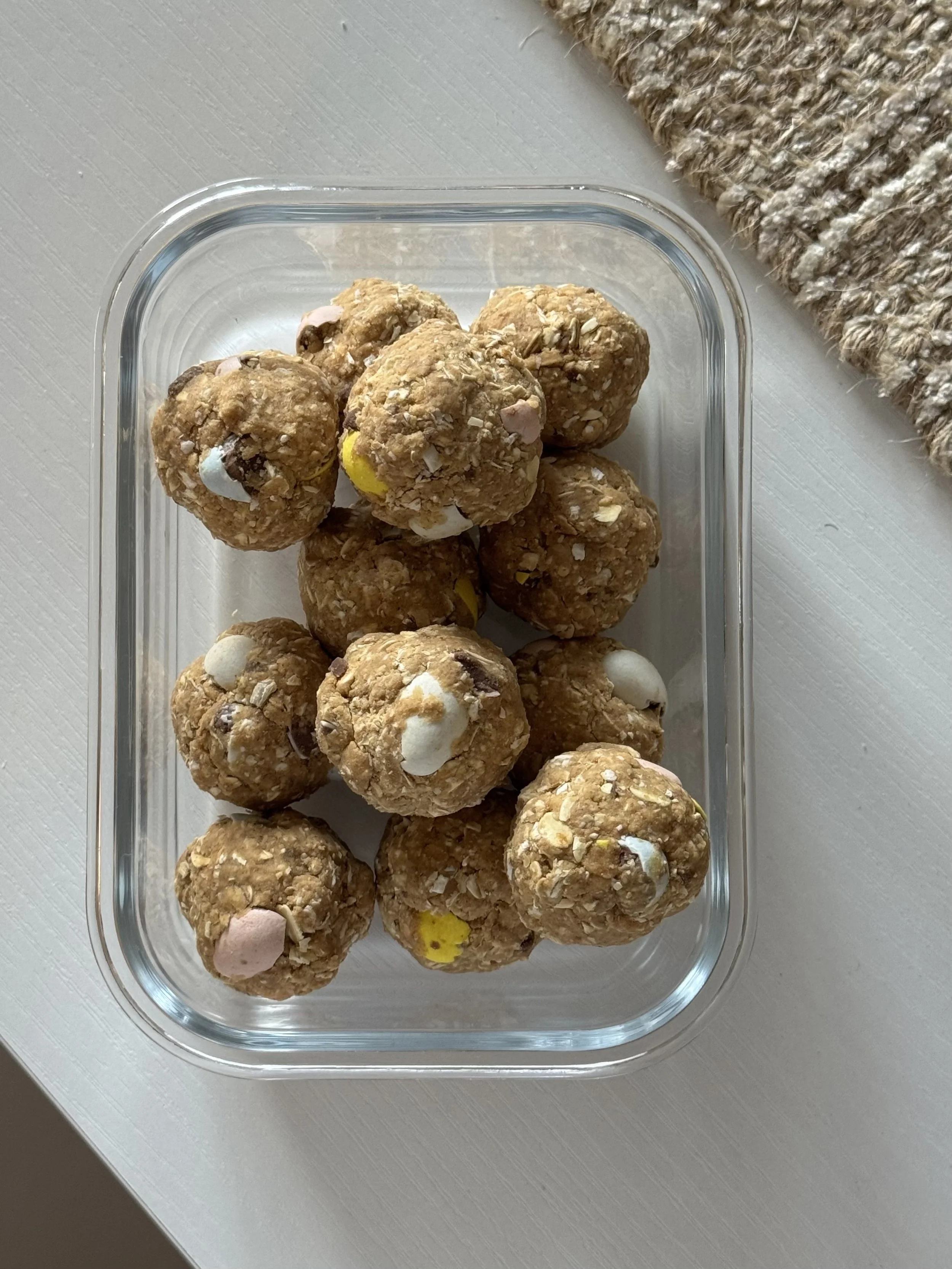Cadbury Egg Protein Balls 
