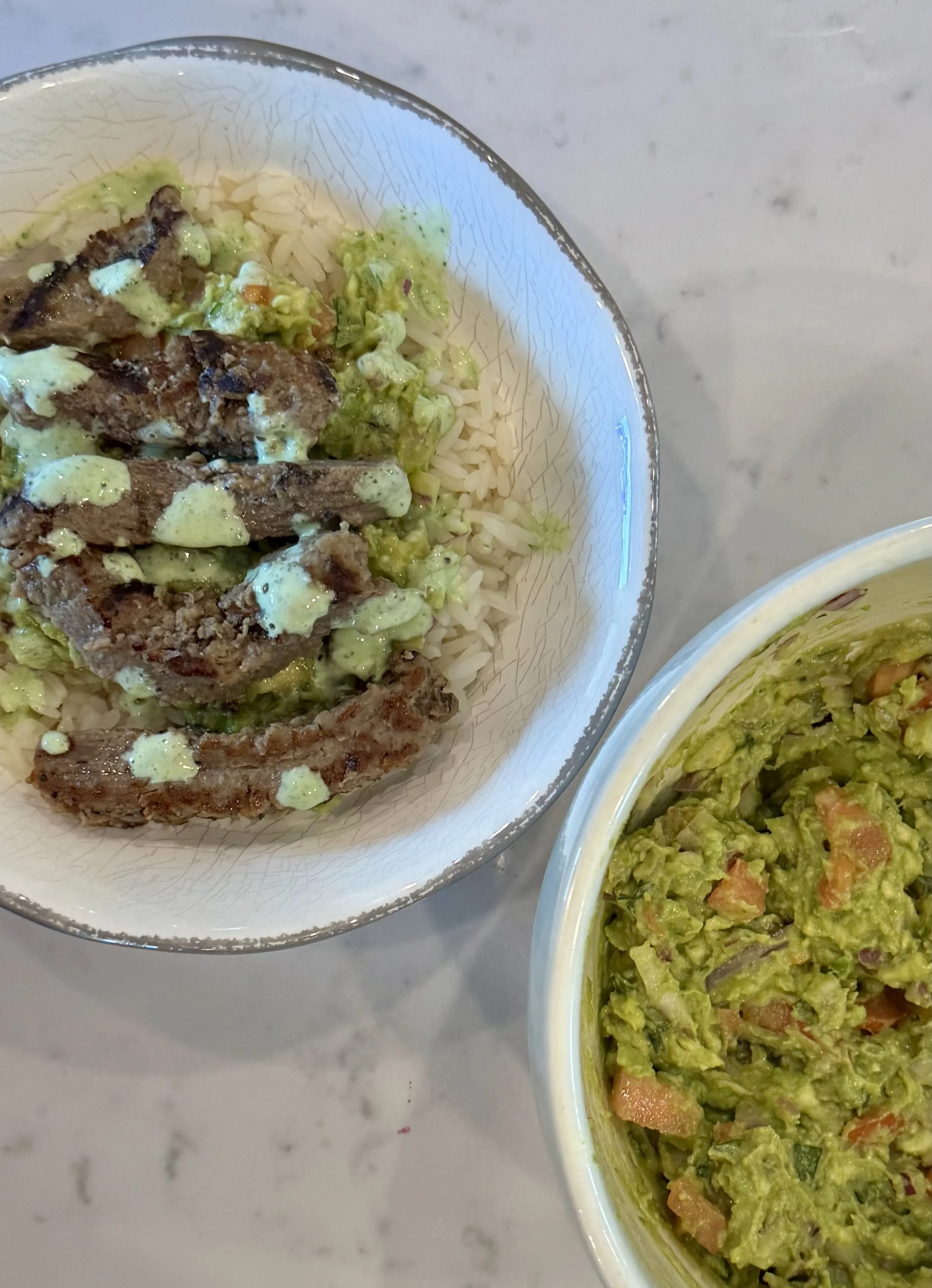 Steak and Avocado Rice Bowl