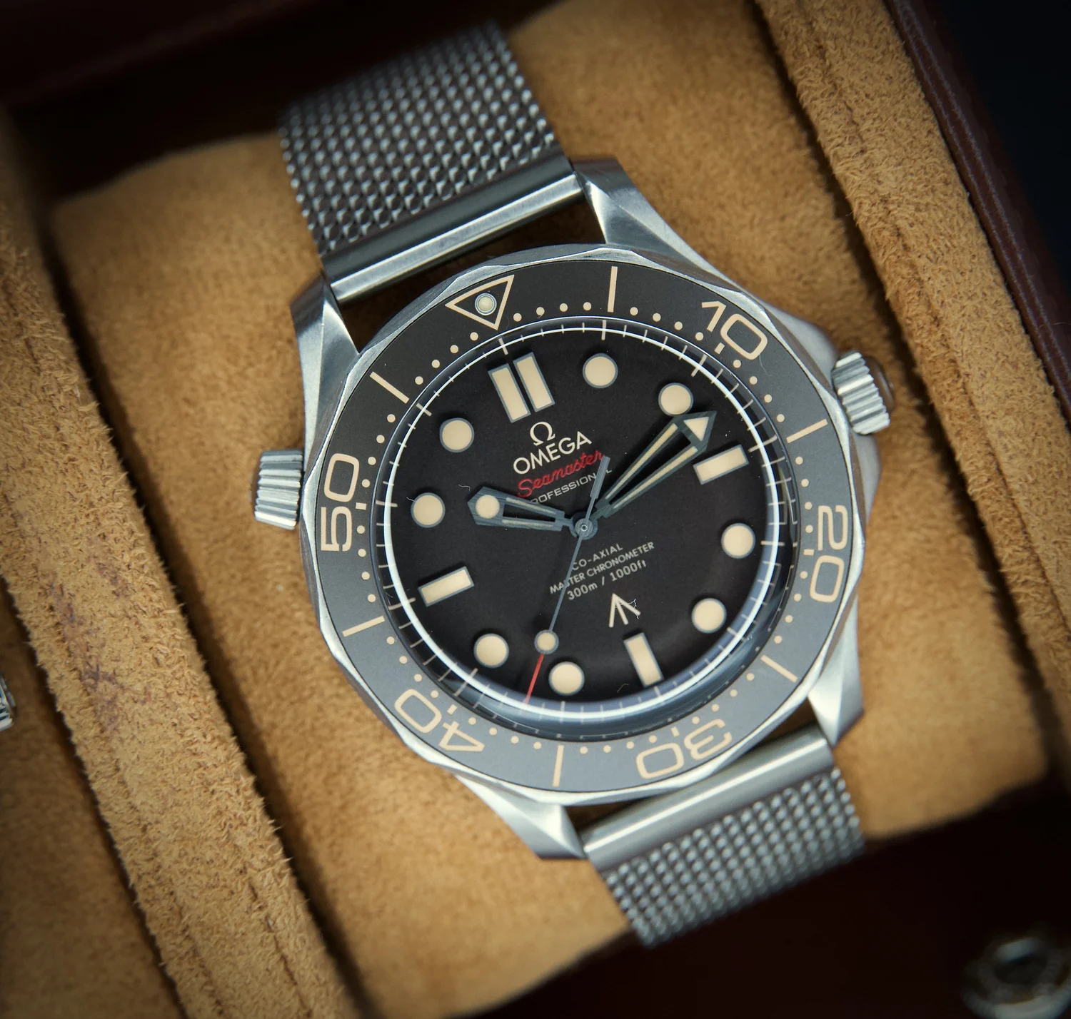 OMEGA Seamaster Diver 300M 007 No Time To Die NTTD Bond Titanium