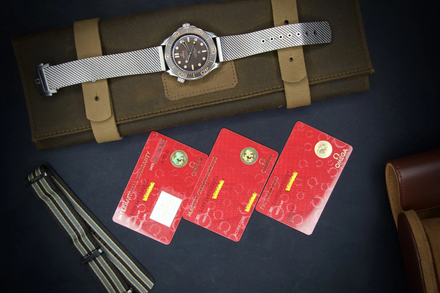 OMEGA Seamaster Diver 300M 007 No Time To Die NTTD Bond Titanium