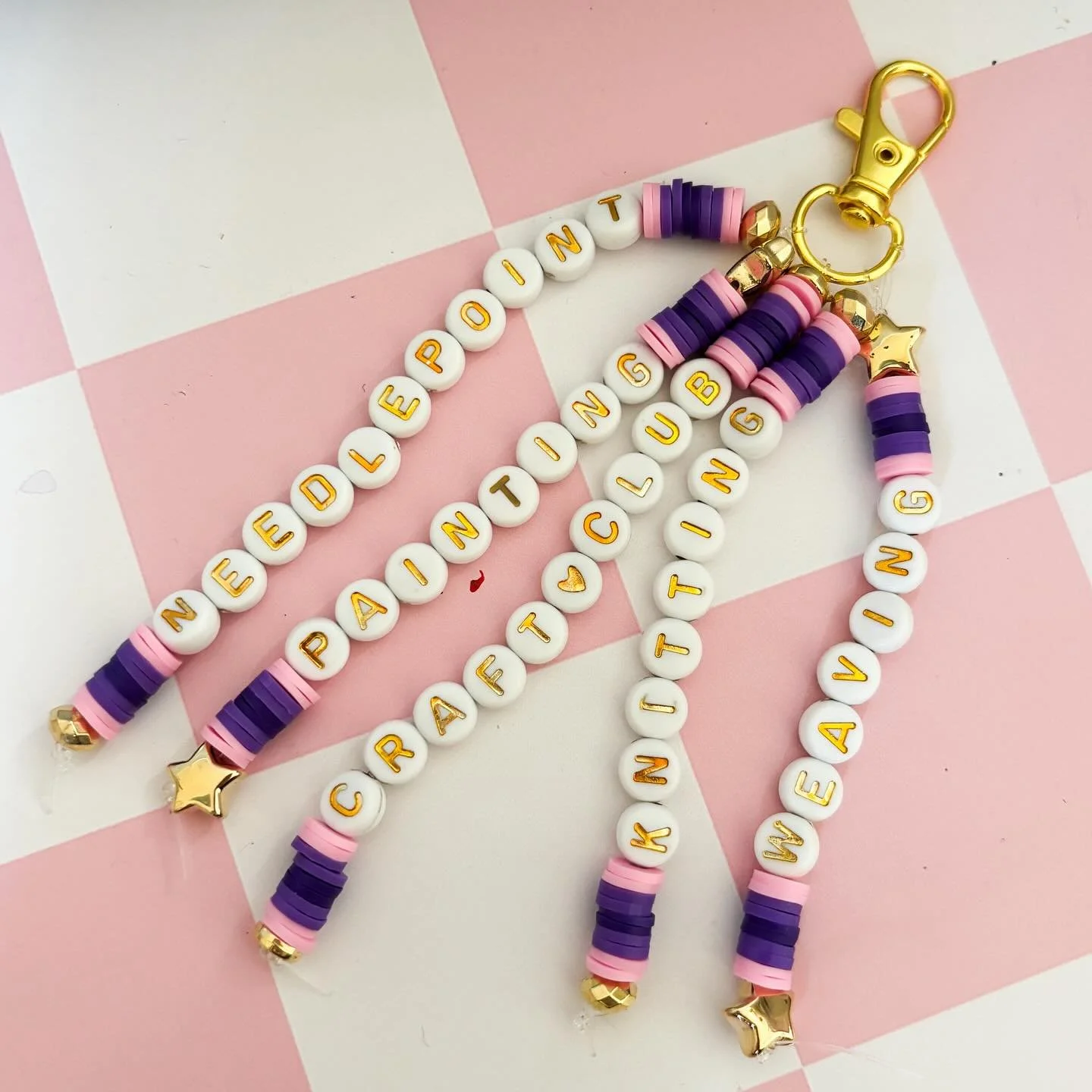 🪩This Saturday: Studio Tour + Free Craft Day!🪩

Come by the studio this Saturday from 11am-3pm to say hi and make keychains together. 💕All ages and free!

📍122 South Orange Ave (a few doors down from Jackie &amp; Sons)