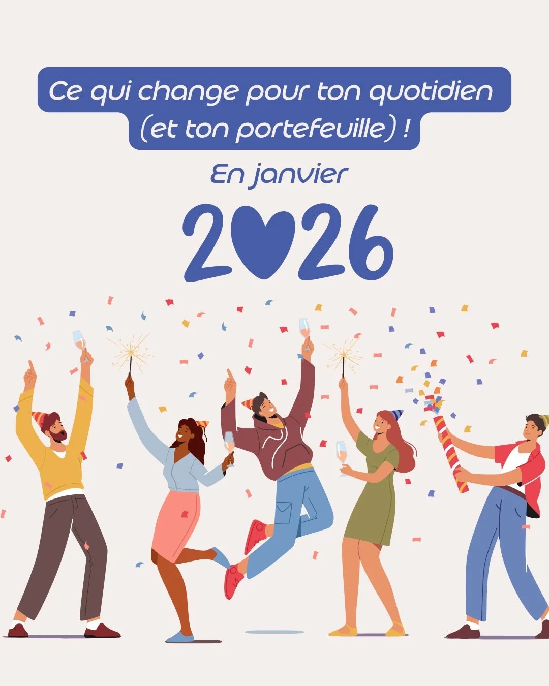 2026 arrive... et ton argent est concern&eacute; ! 🥂💸

On a tendance &agrave; penser aux r&eacute;solutions sportives ou alimentaires, mais qu'en est-il de tes r&eacute;solutions financi&egrave;res ?

Le 1er janvier apporte toujours son lot de chan