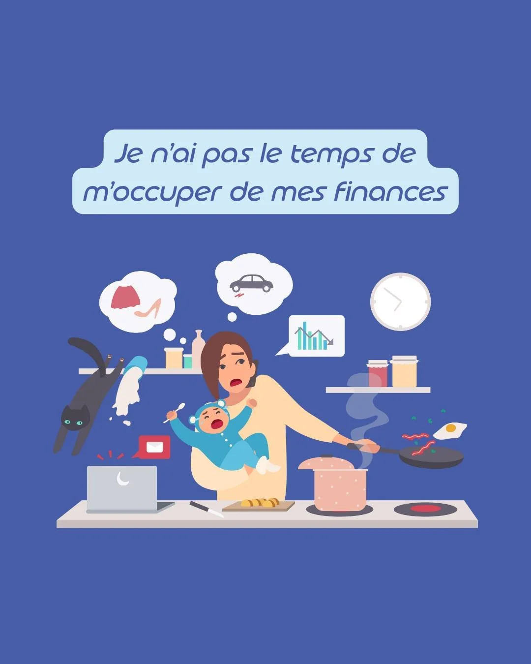Si tu as des enfants, &ldquo;je n&rsquo;ai pas le temps&rdquo; n&rsquo;est pas une excuse.
C&rsquo;est un constat.

Tu planifies ta journ&eacute;e&hellip; et l&rsquo;&eacute;cole appelle.
Tu veux 20 minutes pour toi&hellip; et le soir d&eacute;raille