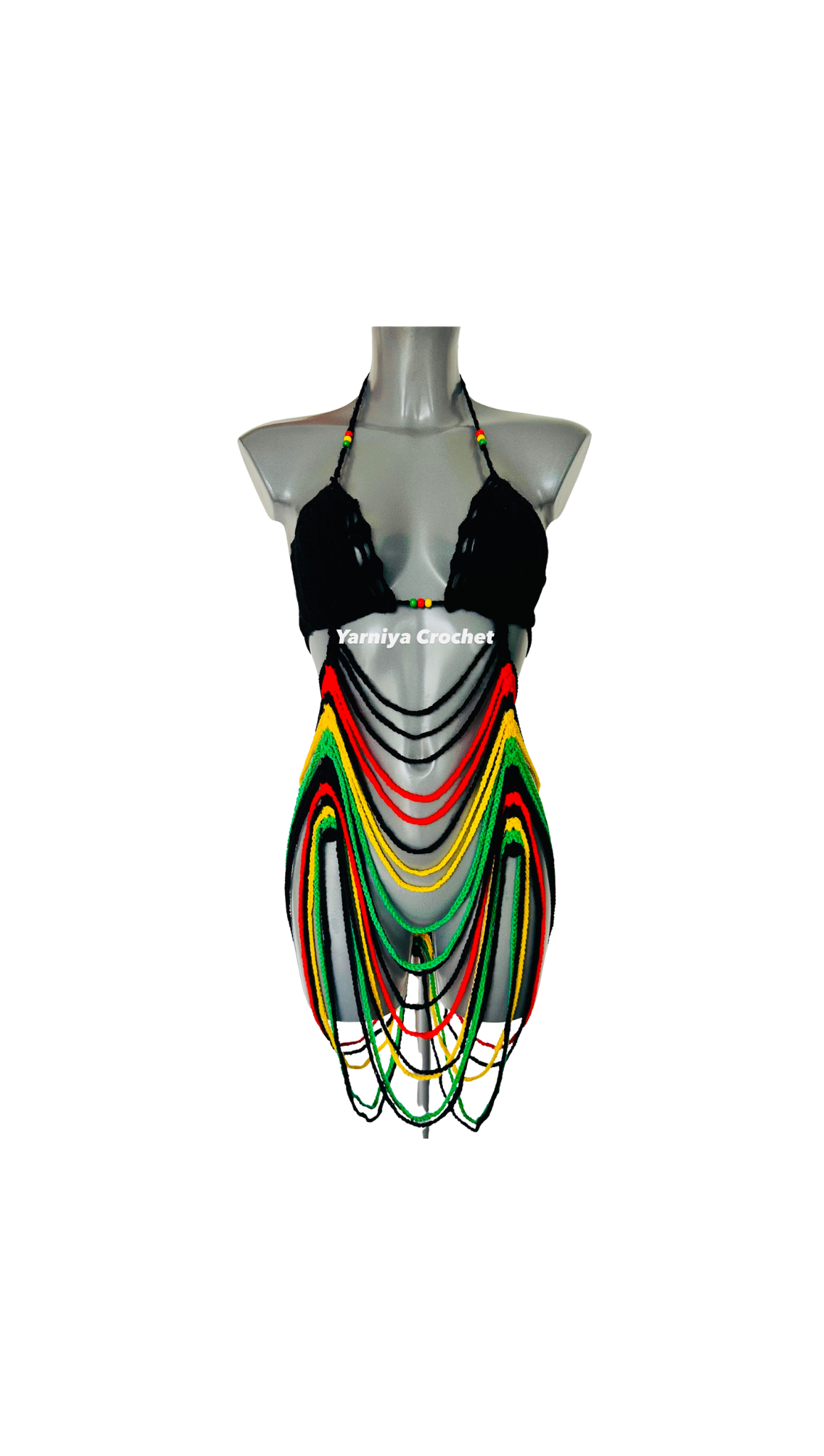 Reggae Carnival Beach Dress Cover Up