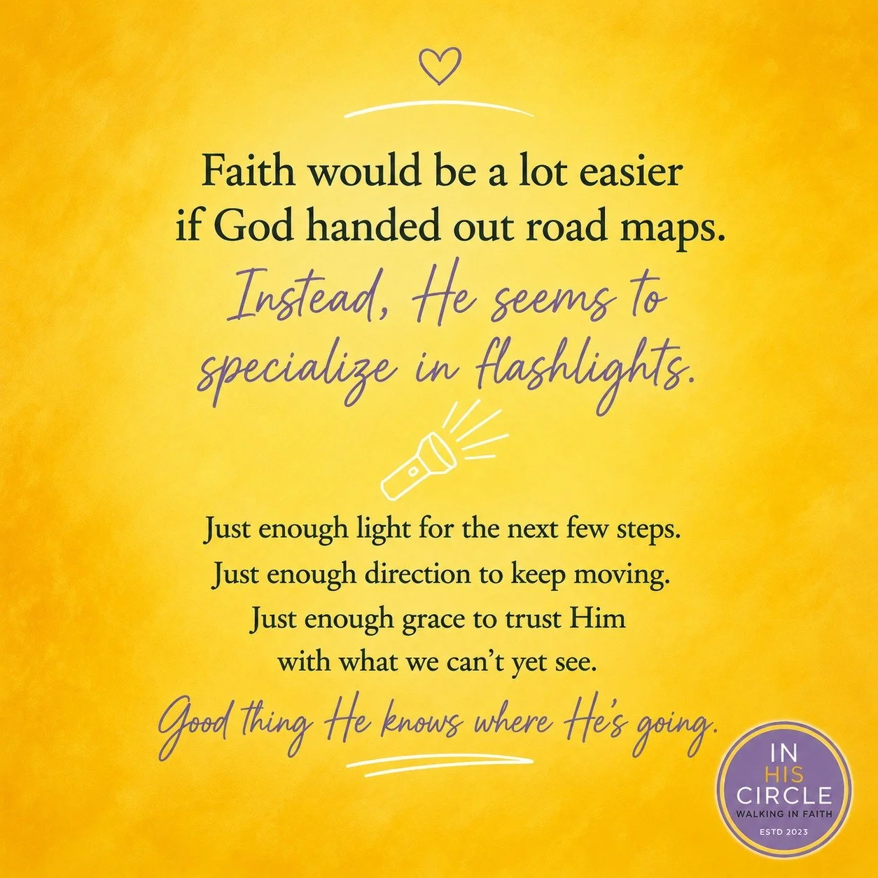 God's road map :)