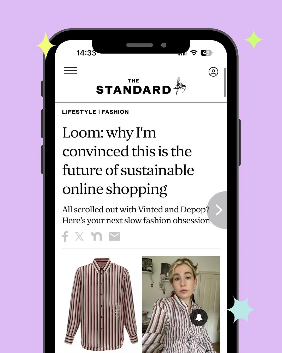 The future of sustainable online shopping? We&rsquo;ll take that any day! 👀👀

A huge thank you to @midmads for the feature -we loved redesigning your Wales Bonner shirt with Loom designer Rachel Rymar. 💘

Ready to give your own oversized piece a n