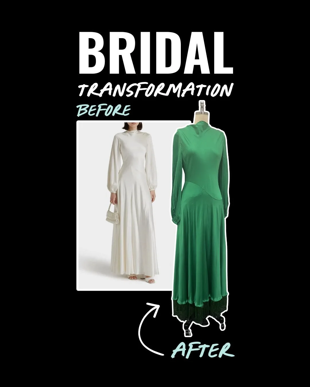 A bridal transformation that had us blown away 💫 

Ever thought about what you could do with your dress after the big day? 

Download the Loom App today and find out!