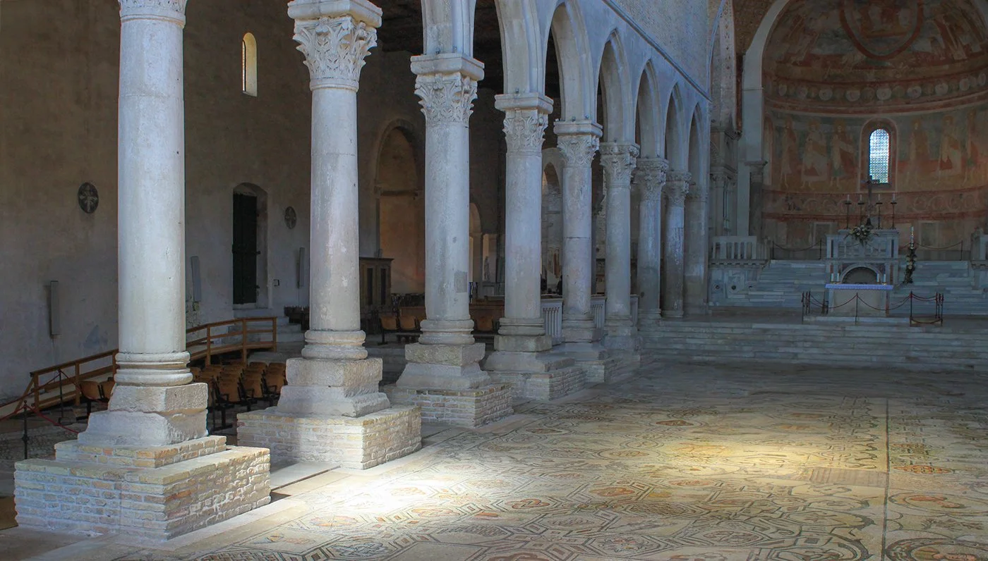 La Basilica di Aquileia - Mosaiken unter den Füßen