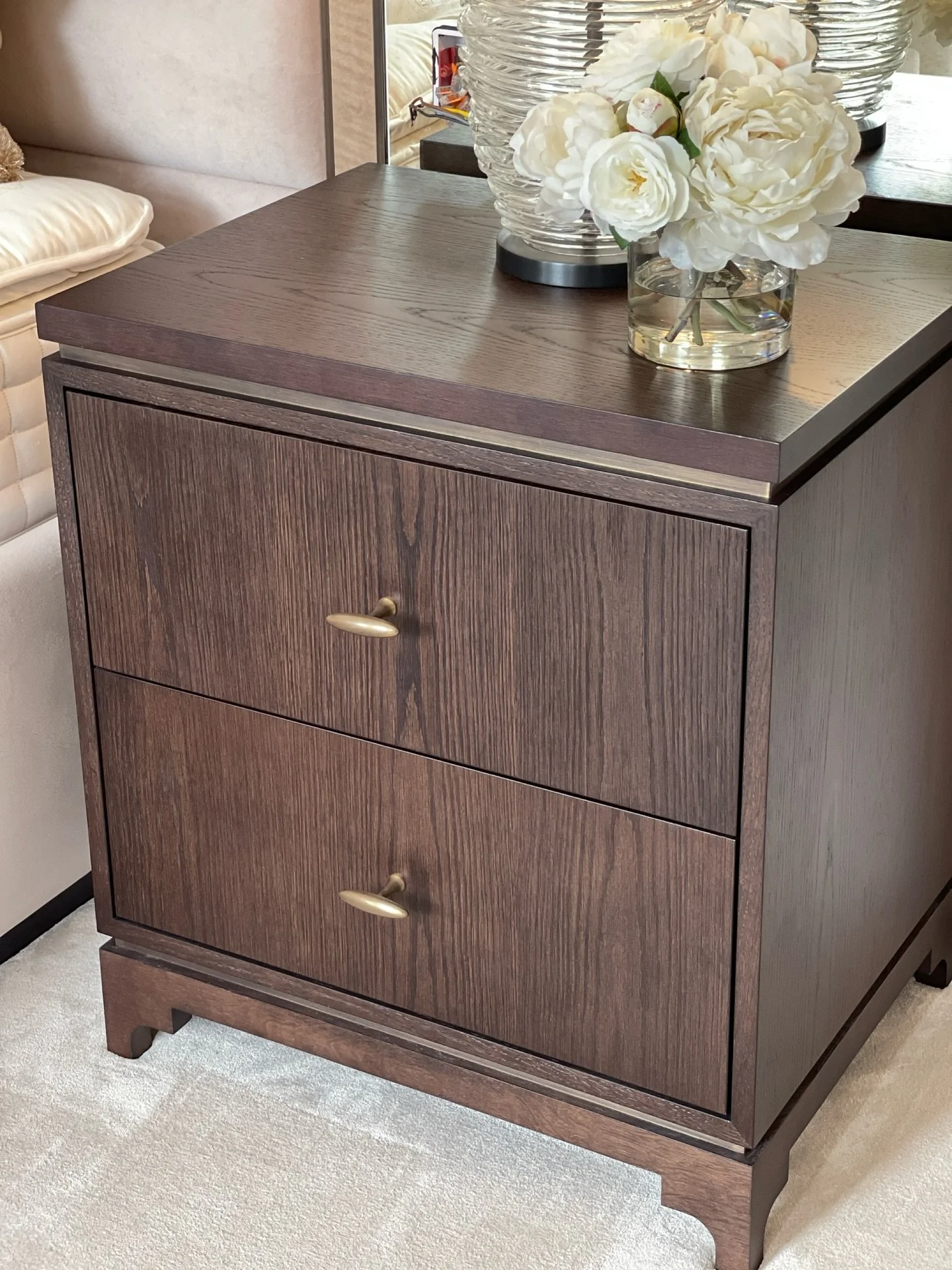 Walnut has such a timeless quality &hellip; warm, rich and versatile. We design a lot of our own furniture because it allows us to get the proportions, materials and details exactly right for each client. This bedside table is a great example of a tr