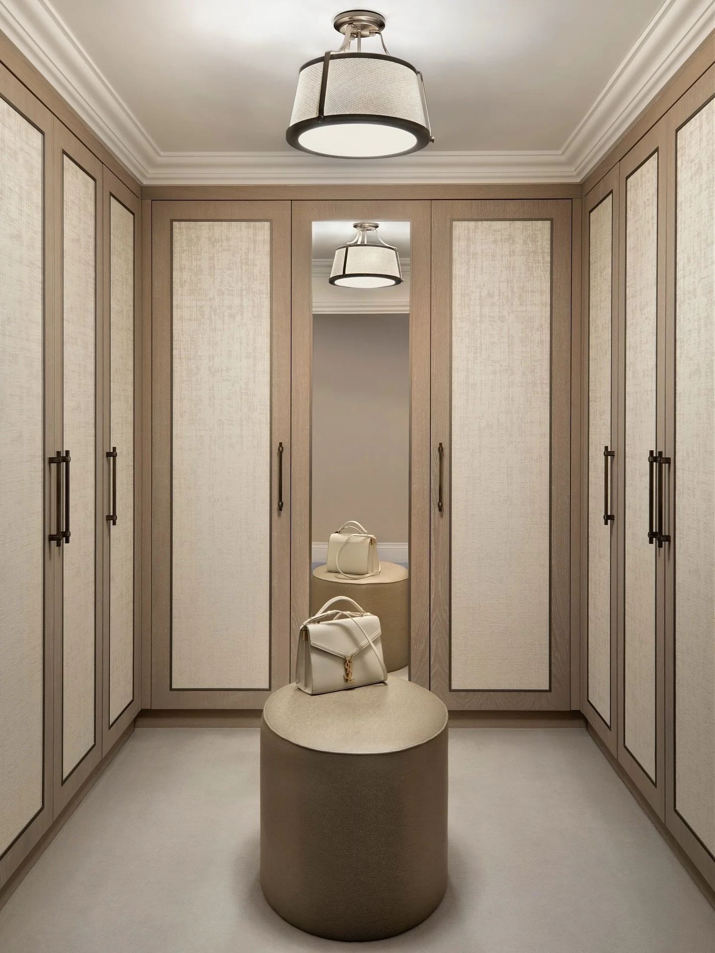 No two wardrobes we design are ever the same.

At our Esher project, we created bespoke joinery for each bedroom, from adjustable shelving and handcrafted drawers to dedicated hanging spaces. Every detail was considered to make storage feel effortles