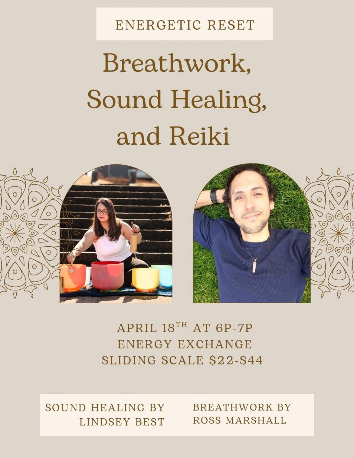 Energetic Reset - Breathwork, Sound Healing, and Reiki