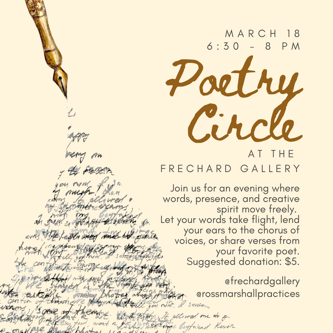 Poetry Circle at Frechard Gallery