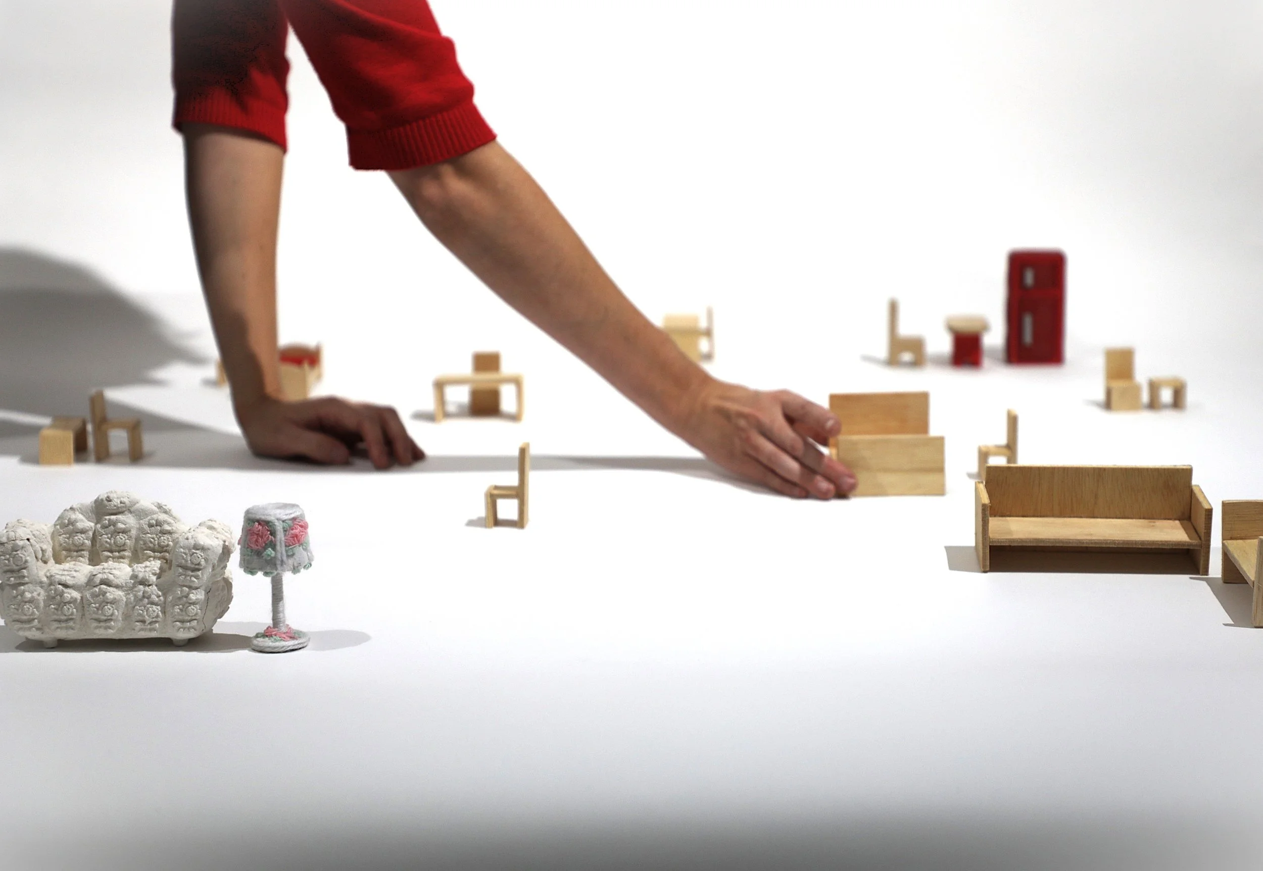 Underfoot, installation view