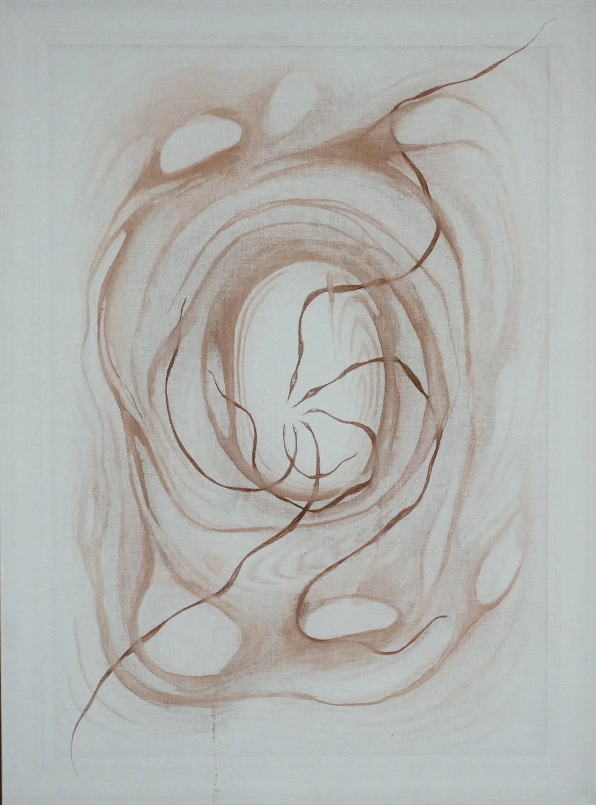 "ALGAE" 2026 

Blæk på stof / 100x150cm


