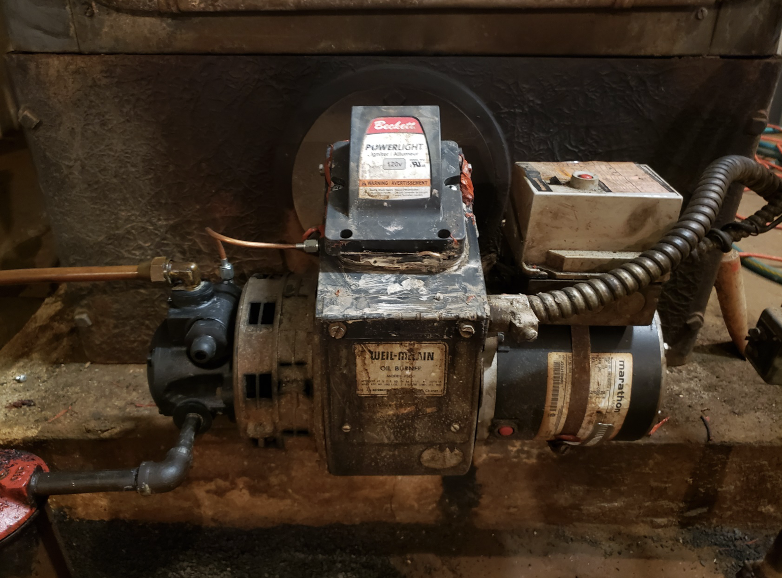 Old Oil Burner
