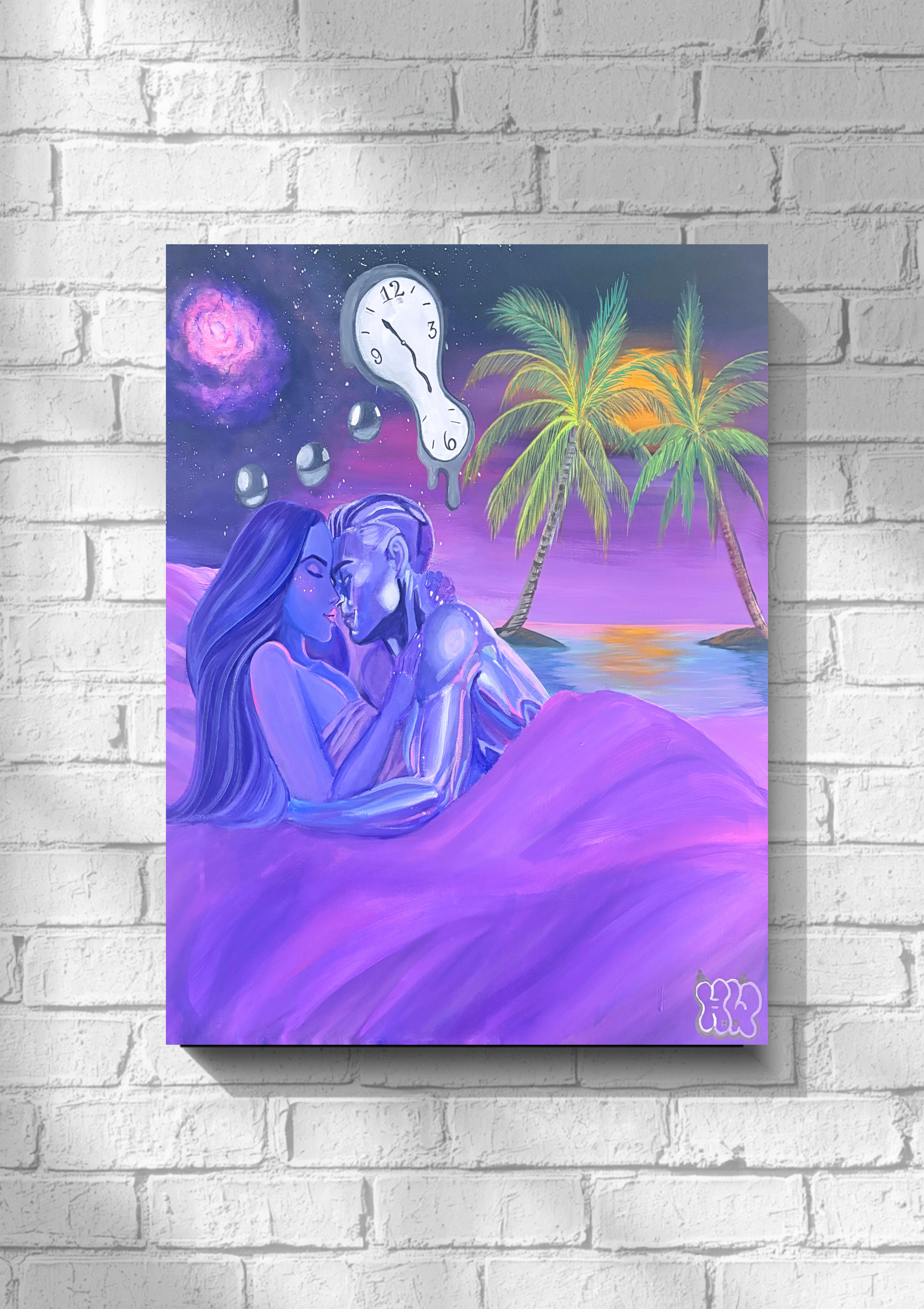 Violet Heat 8.5 x 11.5 in Print