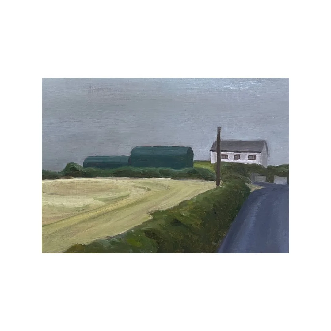 “Cottage on the Hill”
Oil on wood panel
13 x 18cm
Every time I look at this painting, it reminds me of “Castle on the Hill” by Ed Sheeran