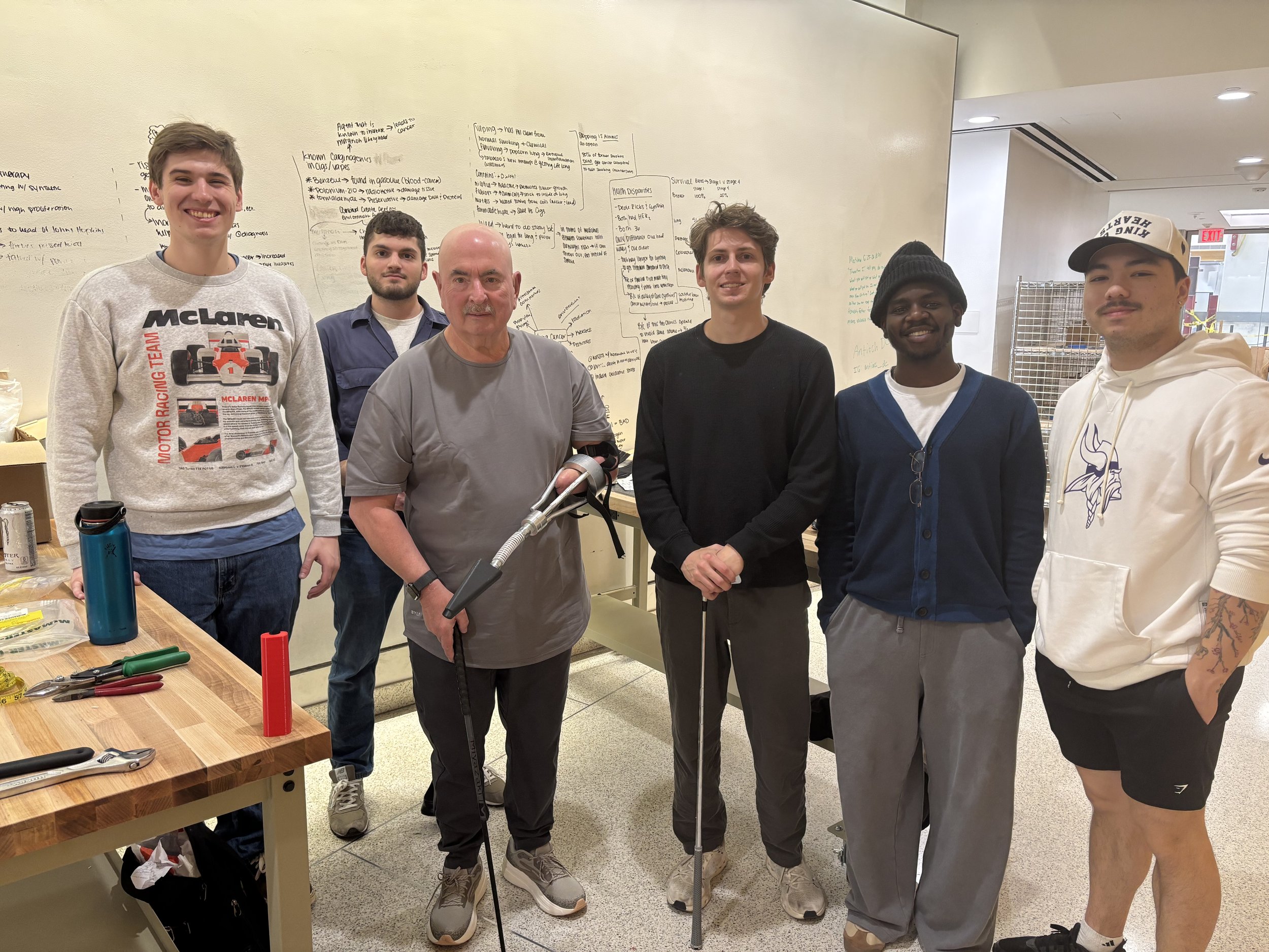 GWU Engineering Students Design Custom Prosthetic to Help Army Veteran Return to Golf