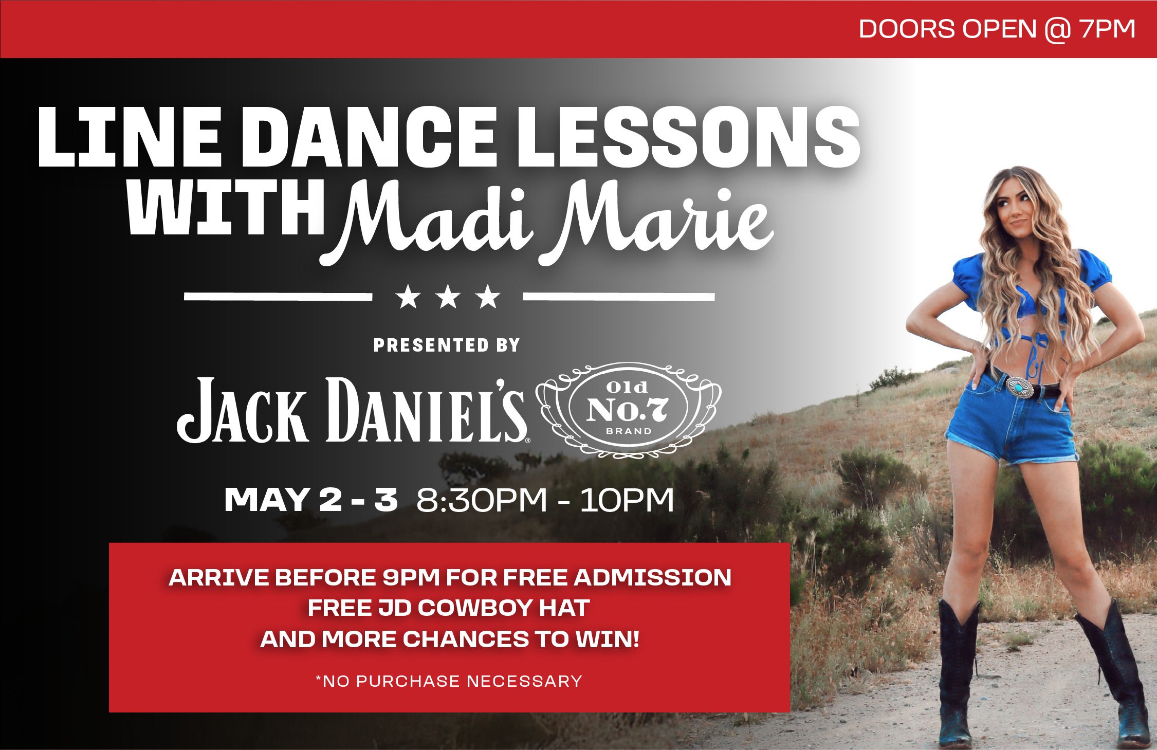 Line Dance Lessons with Madi Marie