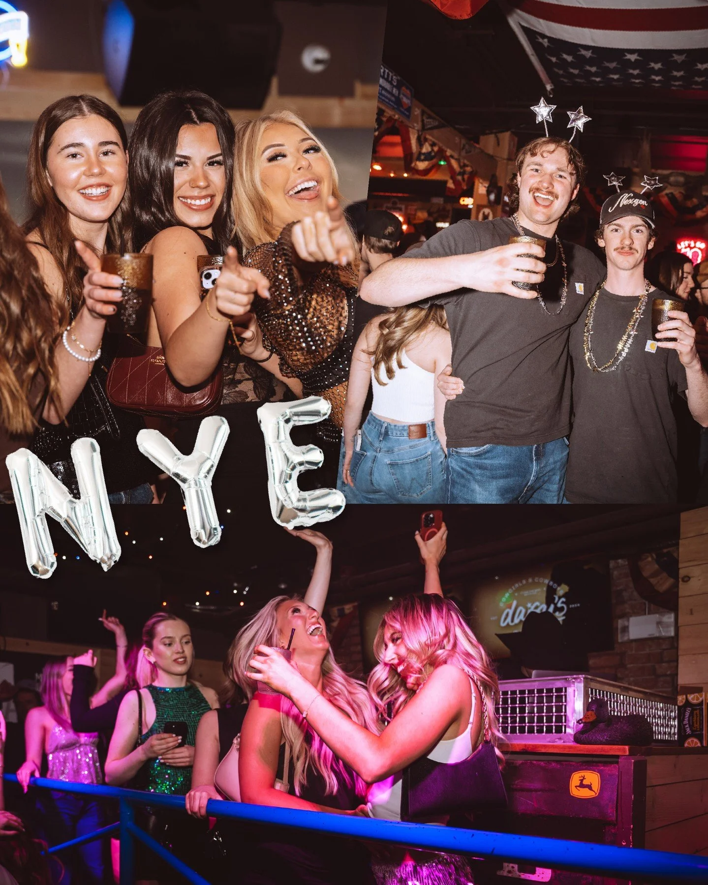 Rang in the New Year the only way we know how&hellip; boots on the floor, hands in the air, and absolutely zero regrets.🎉🎶😎⁠
⁠
Check out all the NYE photos on our website.⁠