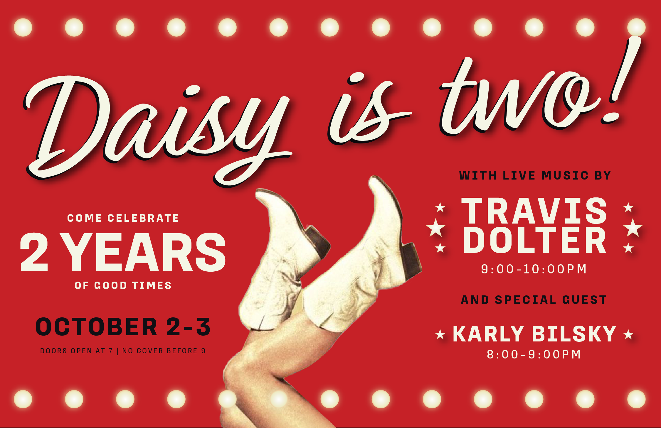 2 Years of Daisy’s Saloon