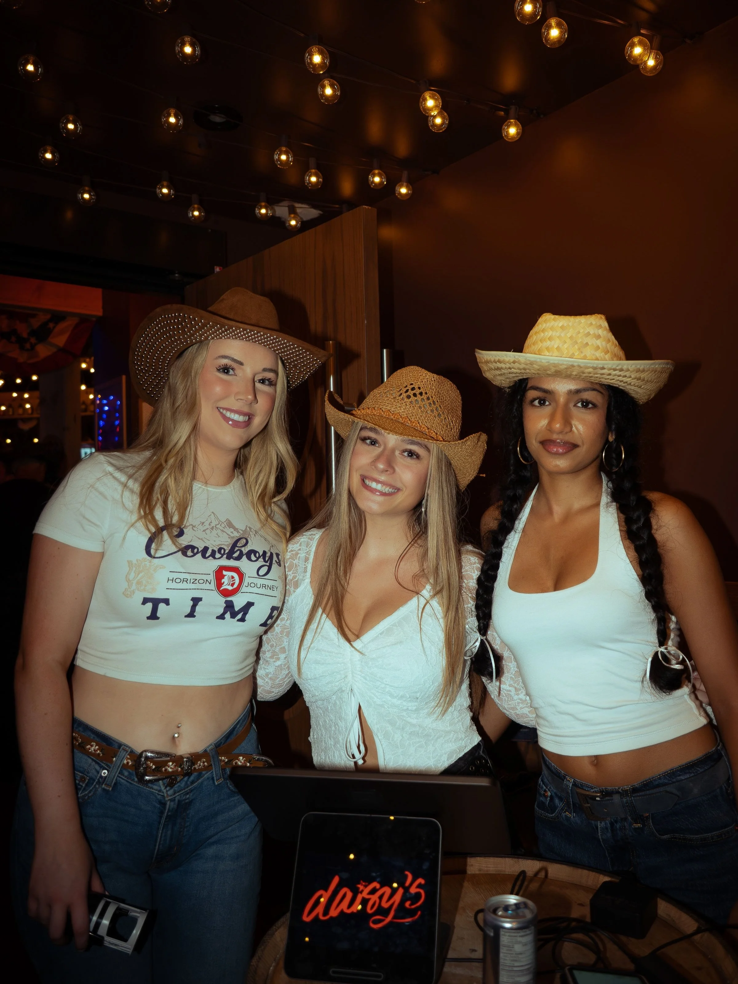 It takes a village to run a saloon this wild. Swipe through to meet some of the absolute legends who have been keepomg the energy high and your glasses full 🍹
