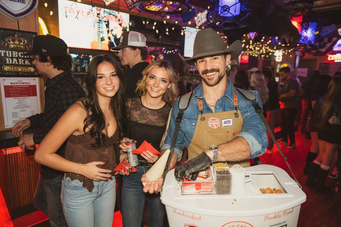 Brought the heat, left no crumbs. 🤠🤌⁠
⁠
Still recovering from this past weekend, but huge shoutout to the Cannoli Cowboy for pulling up and keeping everyone fueled up with the absolute best sweet treats.⁠