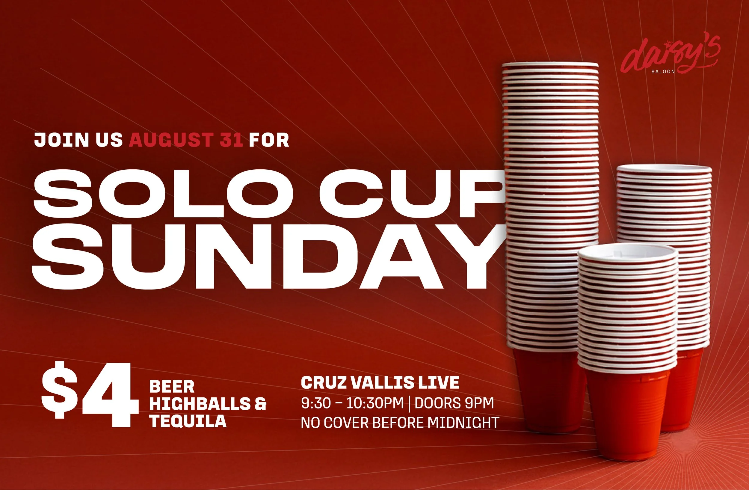Solo Cup Sunday - August 31
