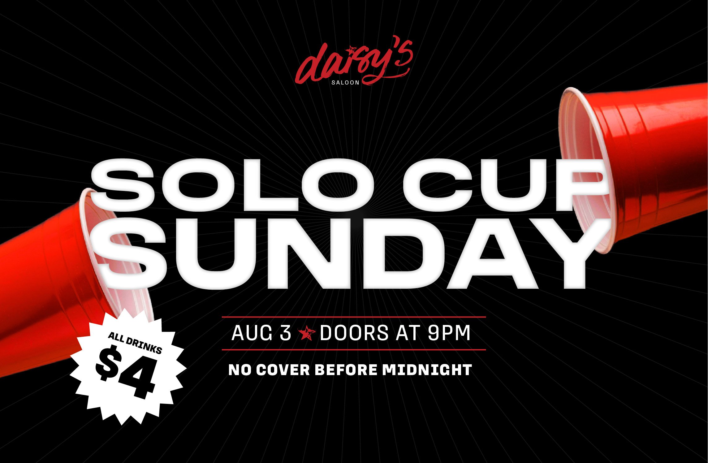 August Solo Cup Sunday