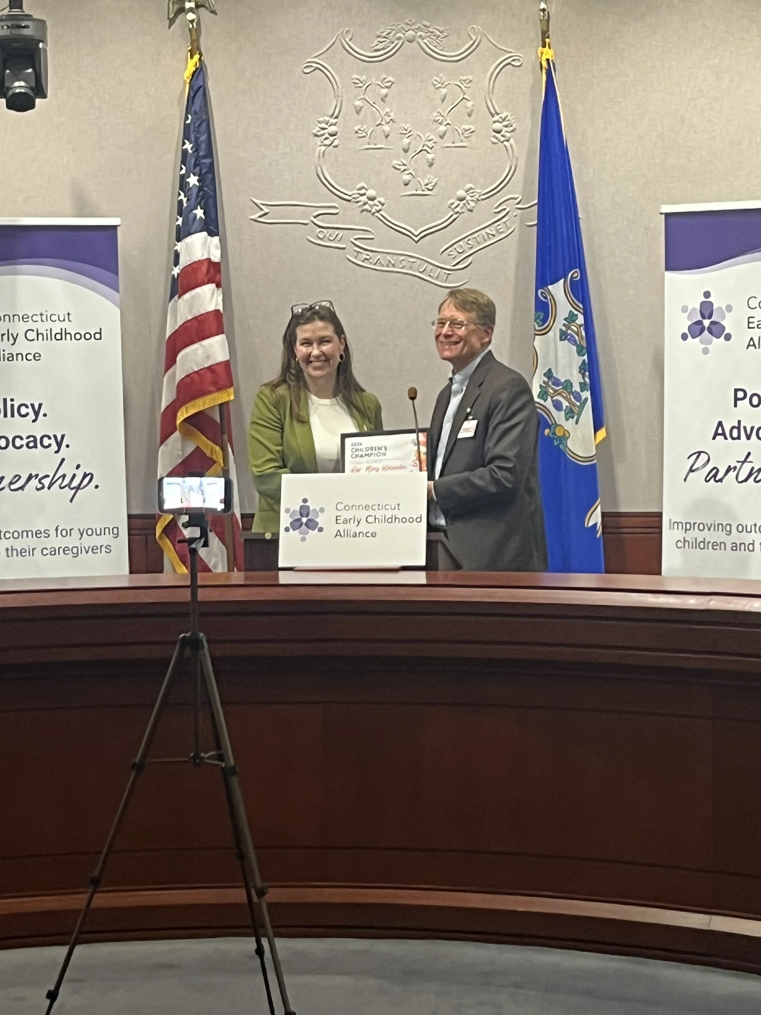 CT Early Childhood Alliance is proud to celebrate Representative Mary Welander (114th District) as a 2026 Children's Champion in recognition of her deliberate and thoughtful leadership as the chair of the Early Childhood Caucus, and her sustained com