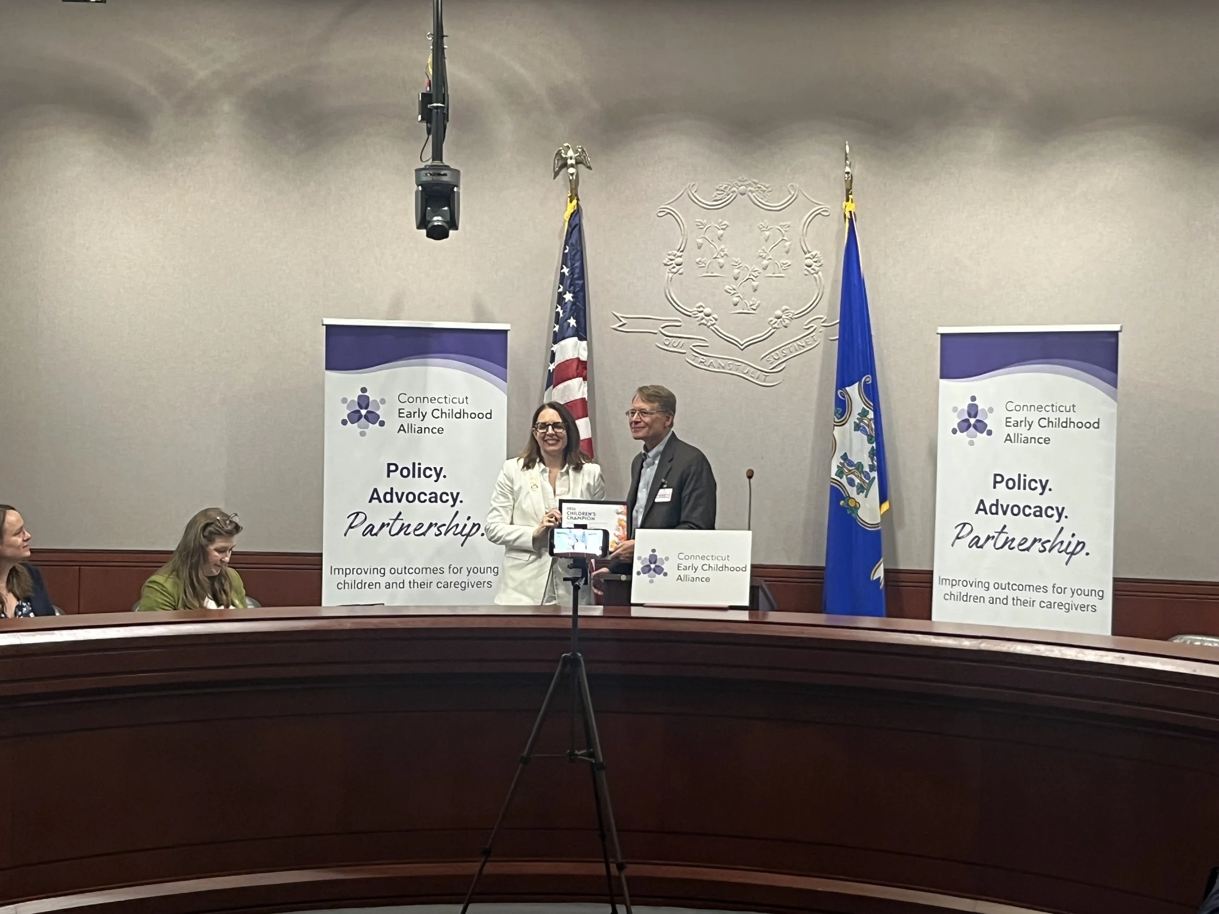 CT Early Childhood Alliance is proud to celebrate Representative Kate Farrar (20th District) as a 2026 Children's Champion in recognition of her service as a tri-chair of the Early Childhood Education Endowment Advisory Board, her work to establish t