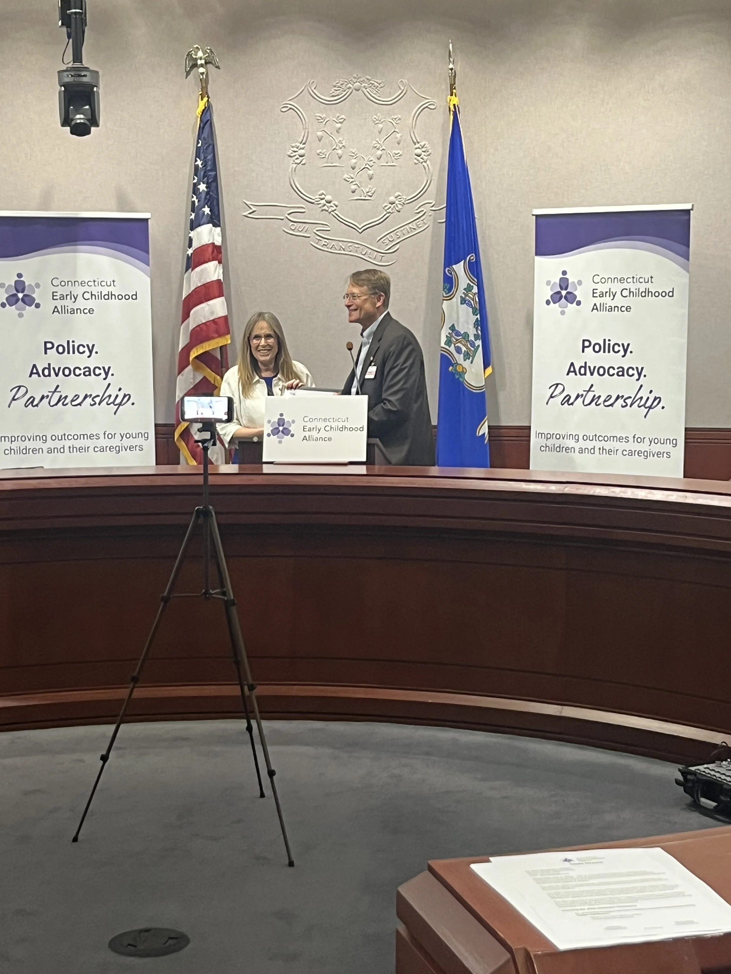 CT Early Childhood Alliance is proud to celebrate Representative Robin Comey (102nd District) as a 2026 Children's Champion in recognition of her relentless advocacy on behalf of families and caregivers who rely on affordable, accessible early childh