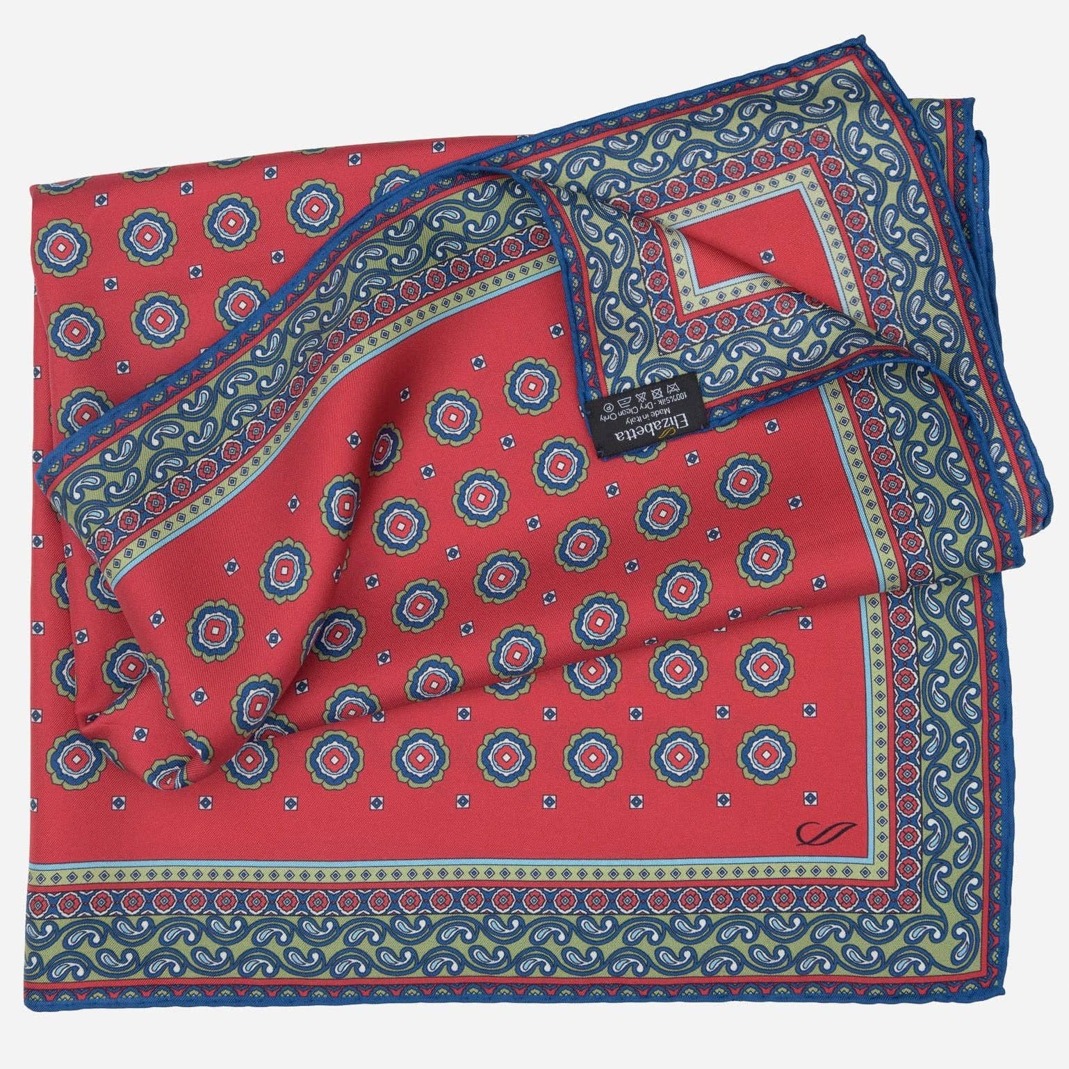 Orsini Silk Neckerchief - Red
