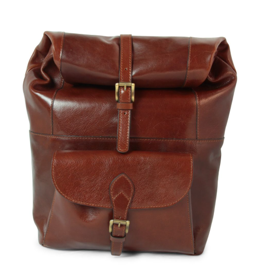 Full grain Leather backpack - Brown