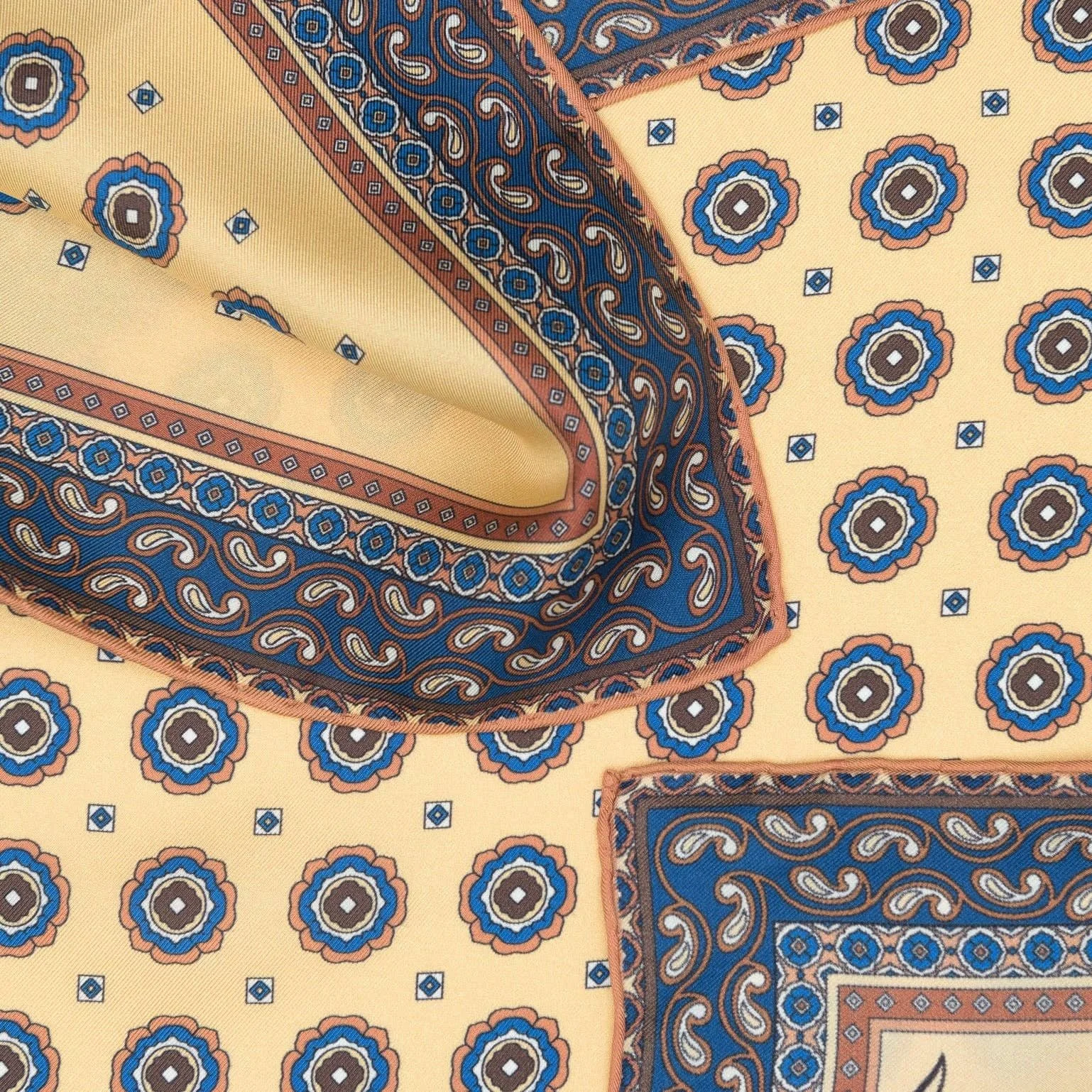 Orsini Silk Neckerchief - Yellow (Copy)