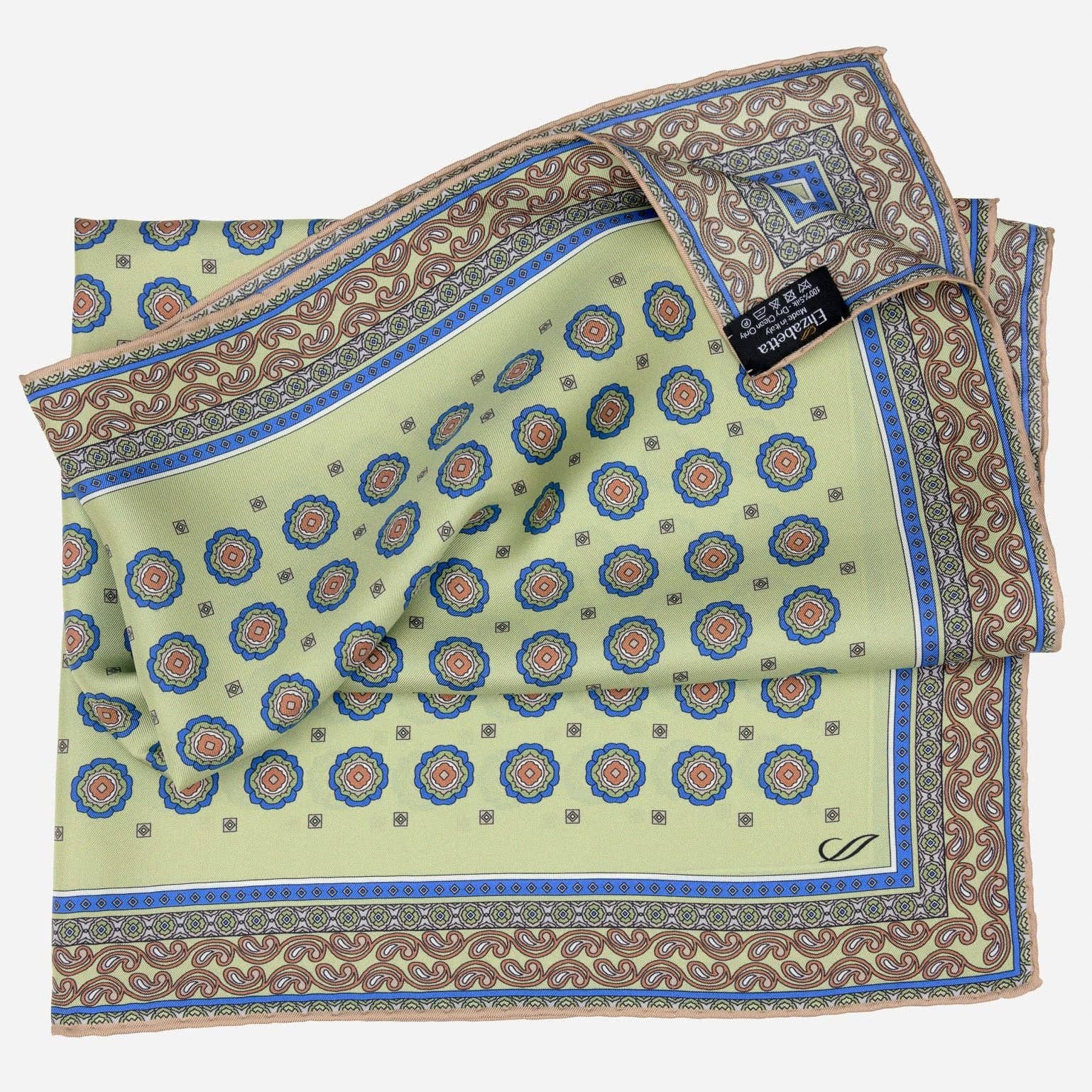 Orsini Silk Neckerchief - Green