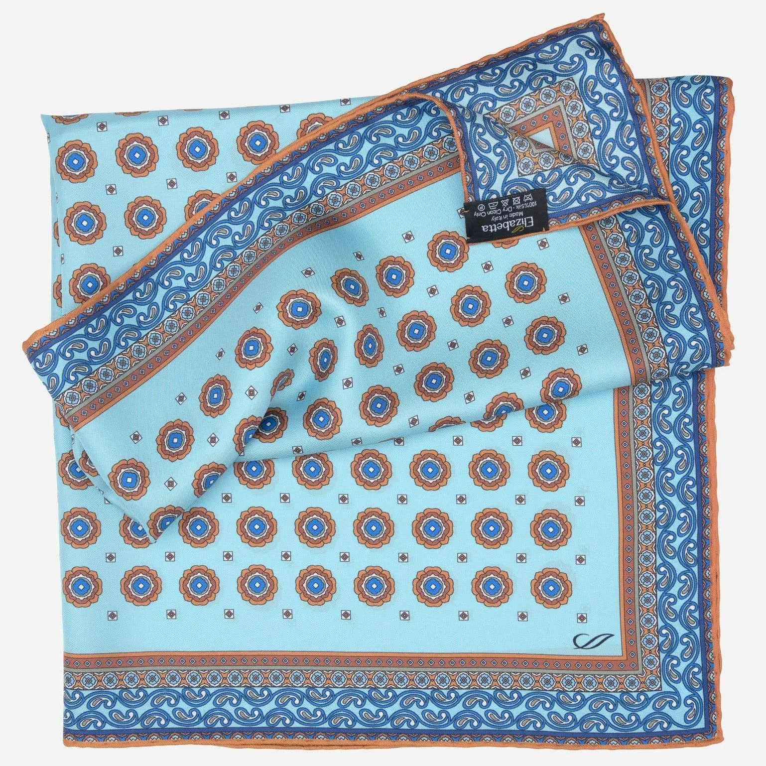 Orsini Silk Neckerchief - Blue