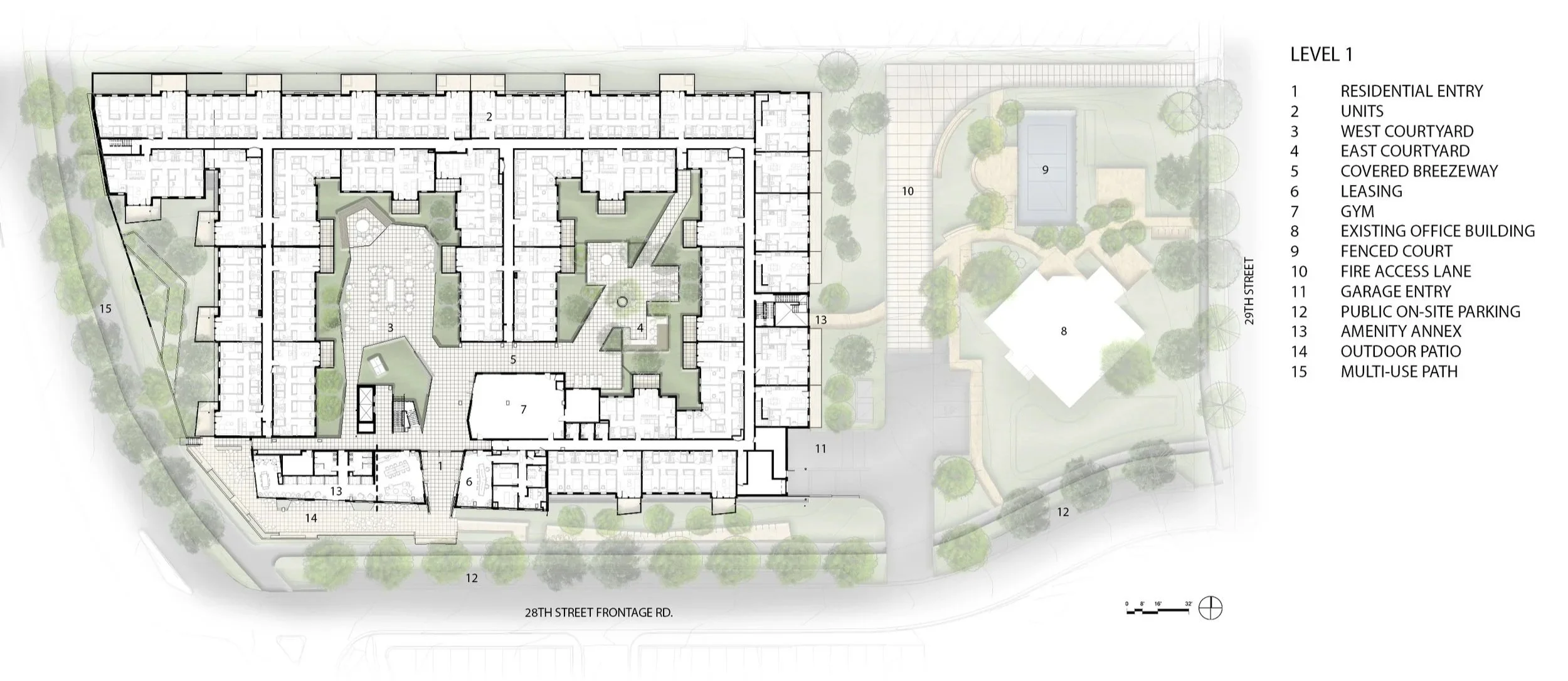HUB 28th St. Floor Plan Designed by Sopher Sparn Architects