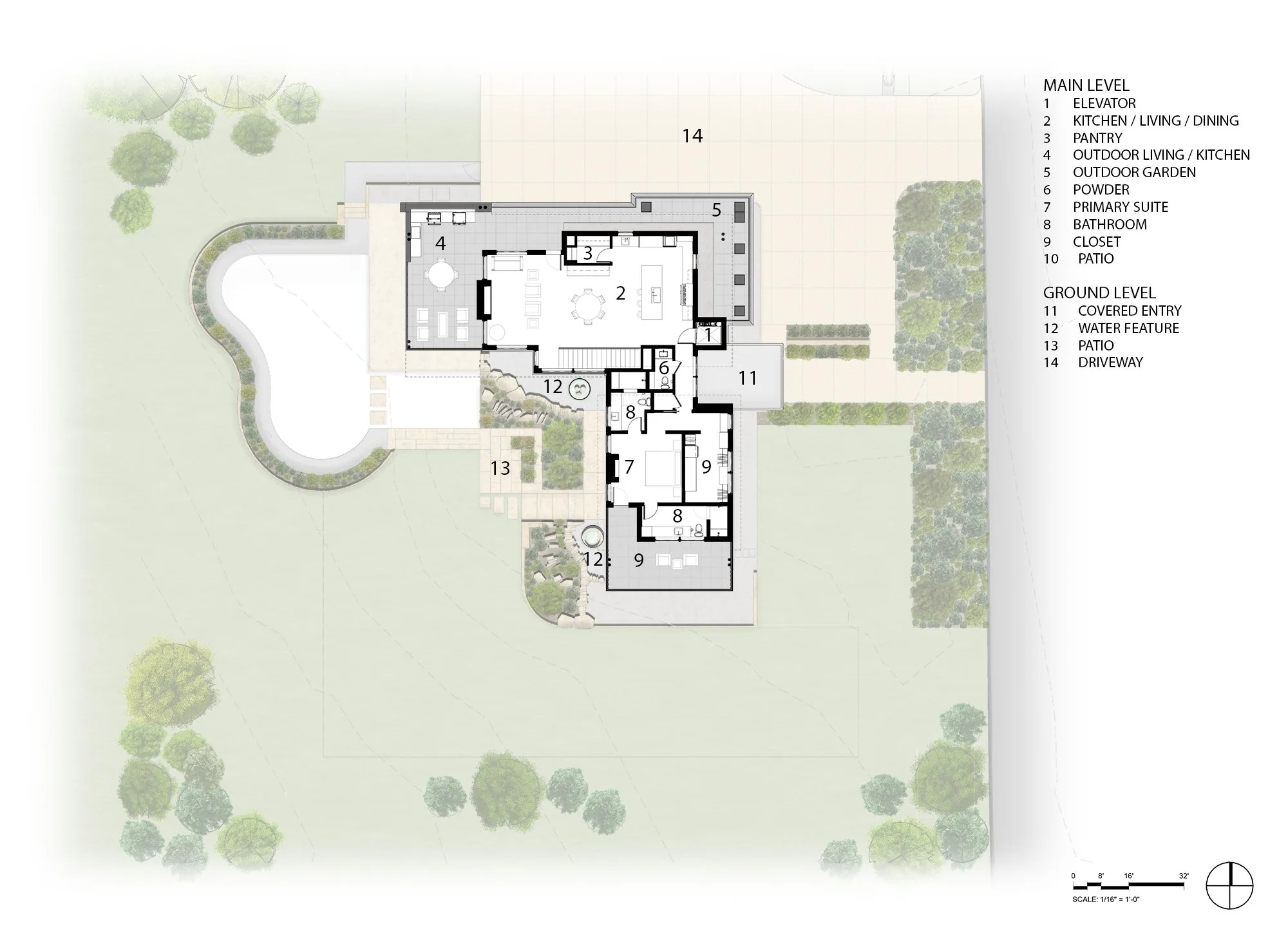Lake Shore Custom Home Designed by Sopher Sparn Architects