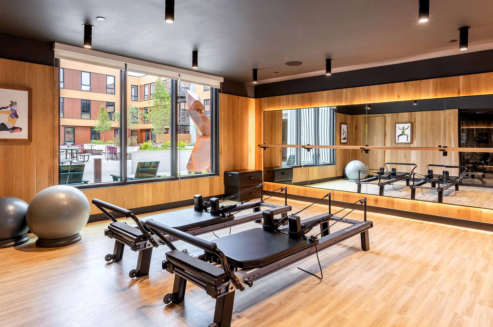 HUB 28th Street Yoga and palates room 