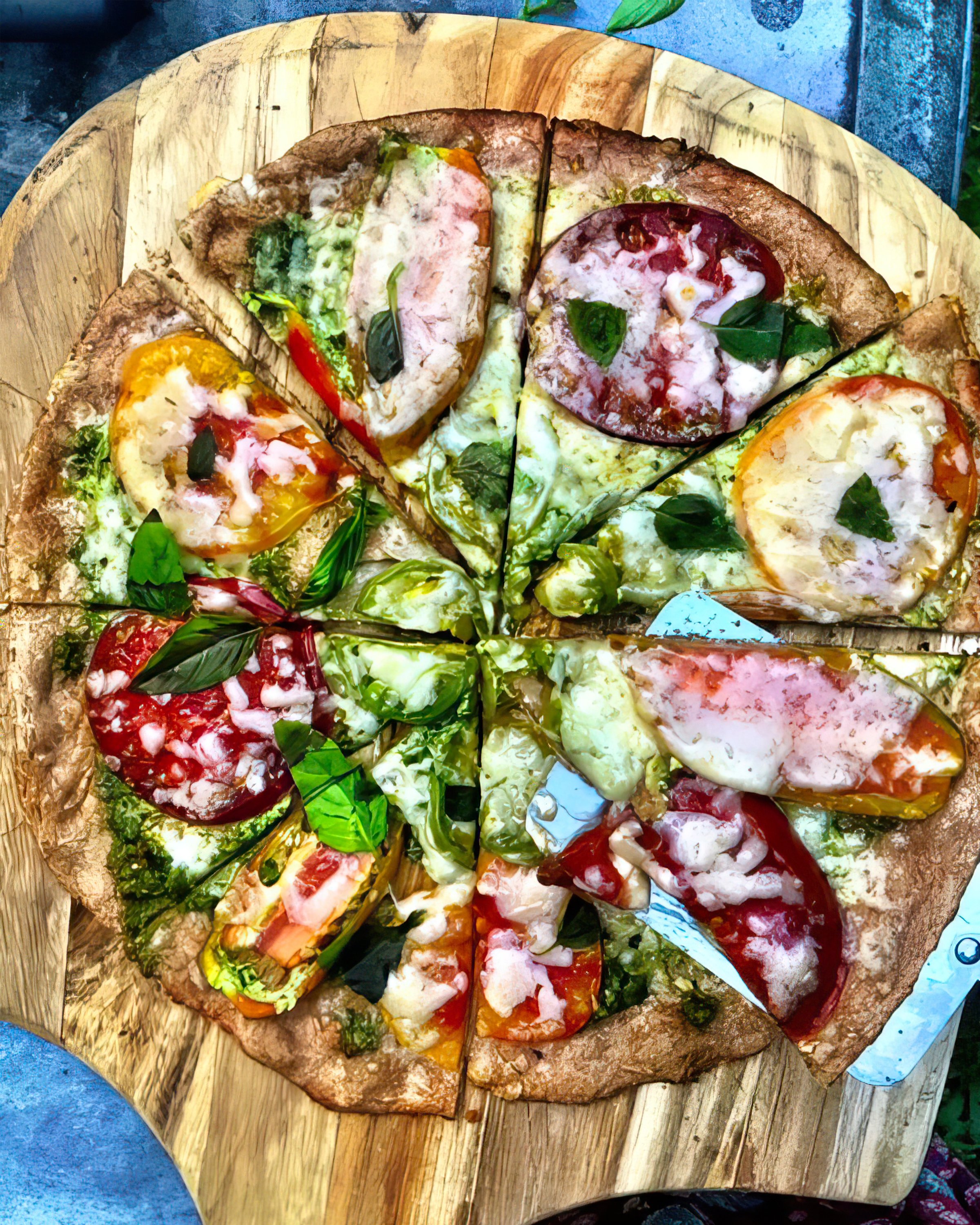 Heirloom Tomato Flatbread