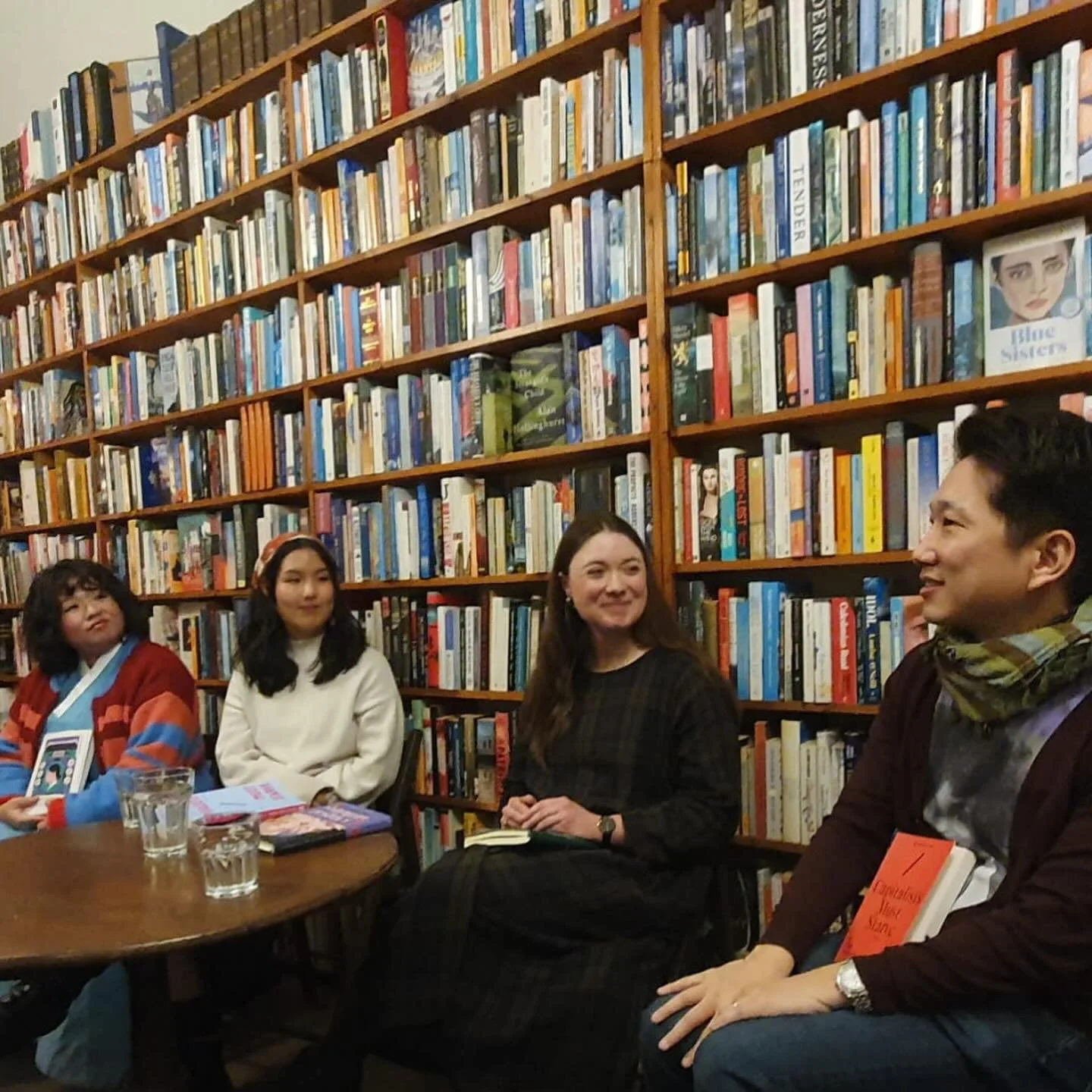 We are still feeling electrified after last night&rsquo;s sold-out event for Park Seolyeon&rsquo;s Capitalists Must Starve, translated by Anton Hur, with @fancyshortcake, @antonhur and @tiltedaxisbooks at @tillsbookshop last night! 

Thank you so muc