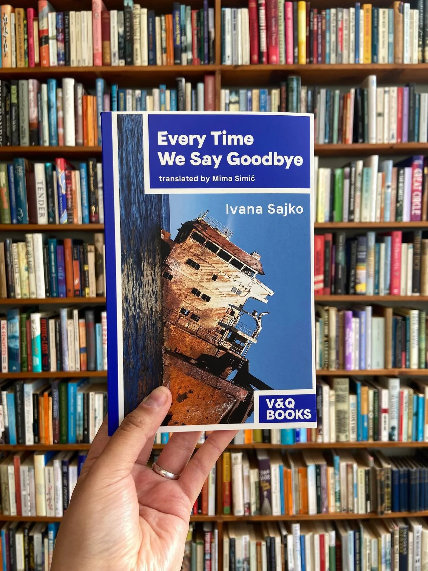 We talked to Mima Simić about her translation of Ivana Sajko&rsquo;s (@ivana.sajko1) &ldquo;Every Time We Say Goodbye&rdquo;, published by V&amp;Q Books (@vqbooks).

We discussed the challenges of translating the melody and rhythm of a book, writing 