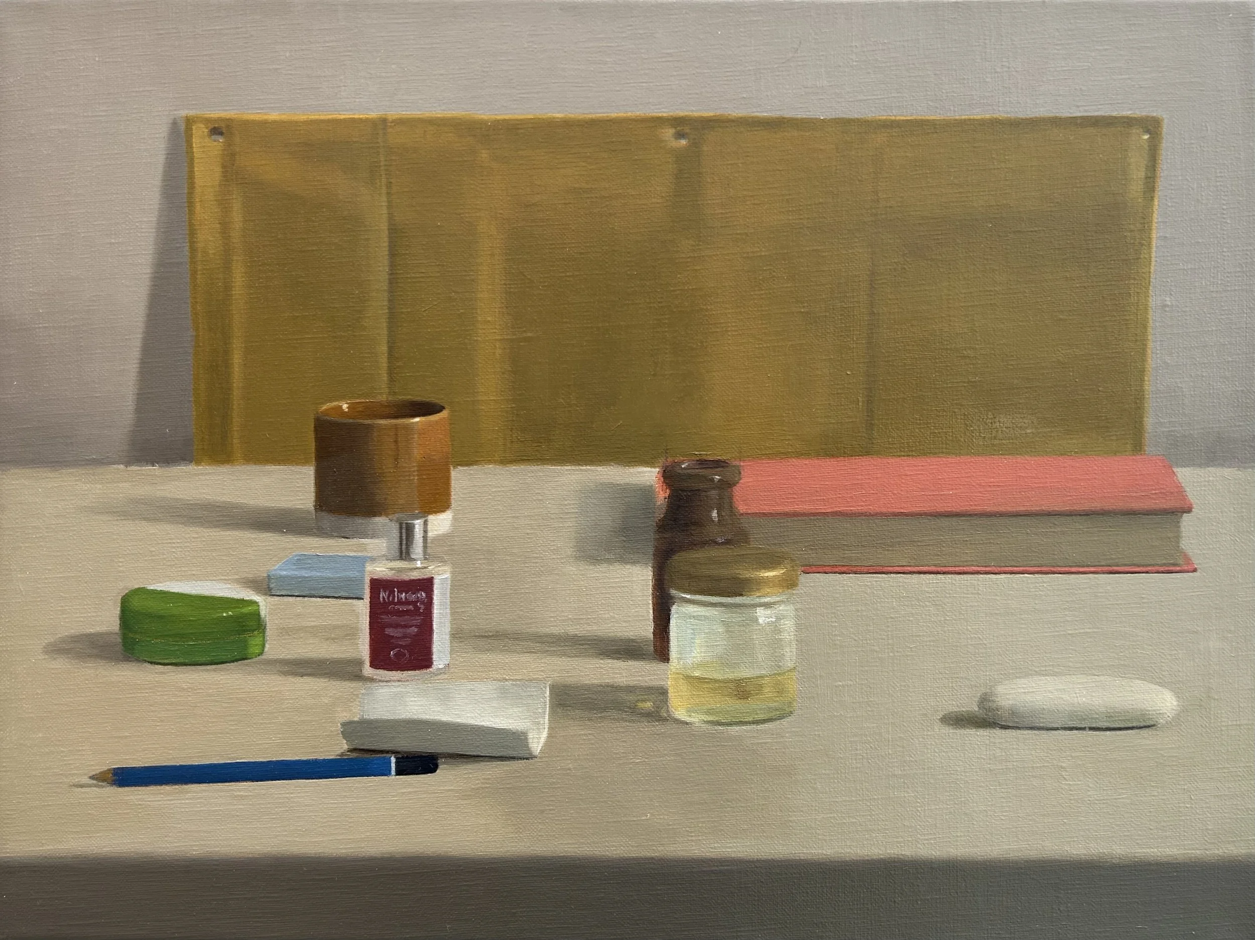 Small things, oil on linen, 30 x 40 cm, 2025.