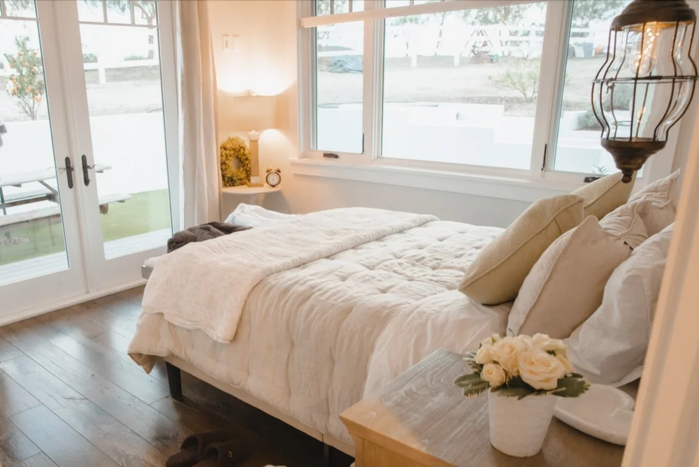 A guest room at Ruby Ranch