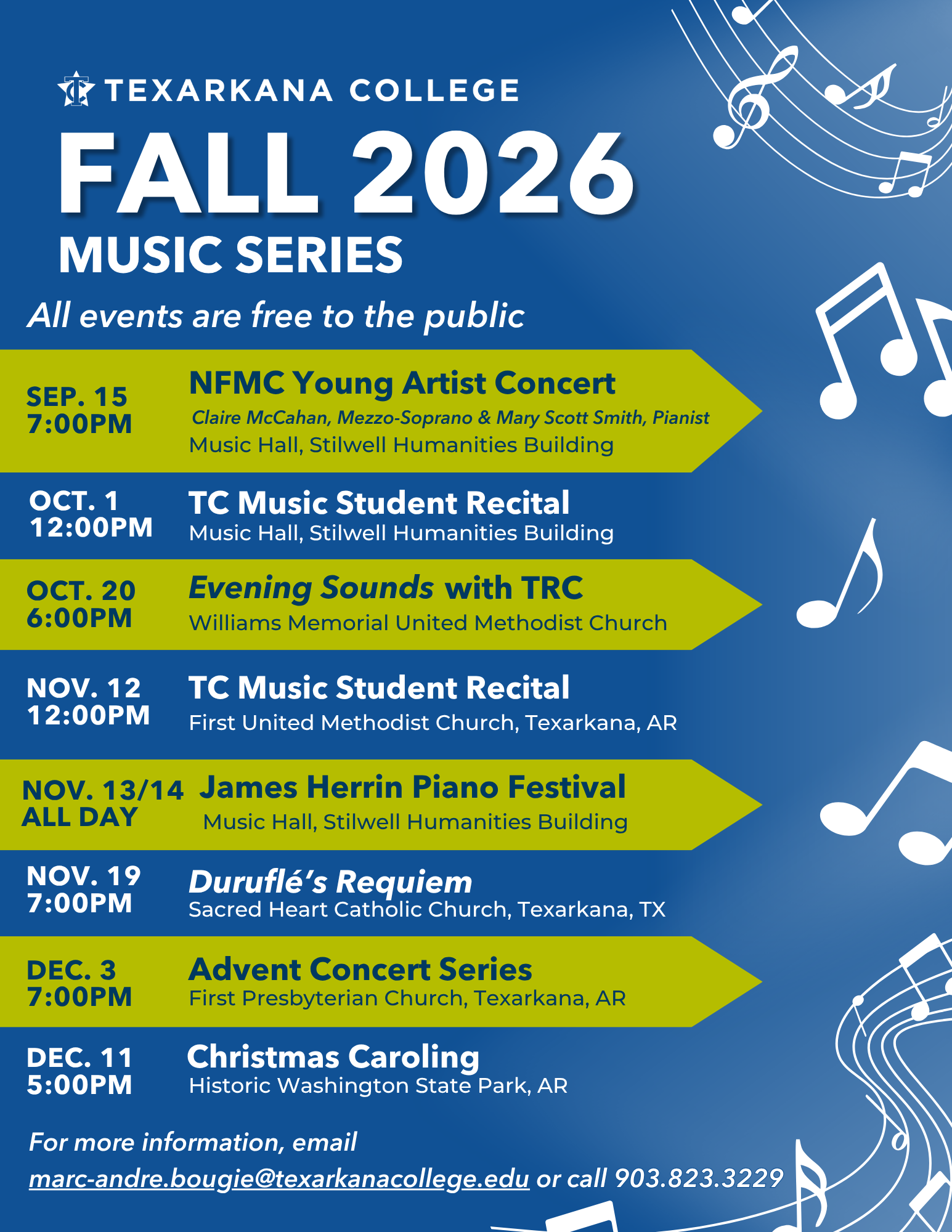 TC Fall 2026 Music Series
