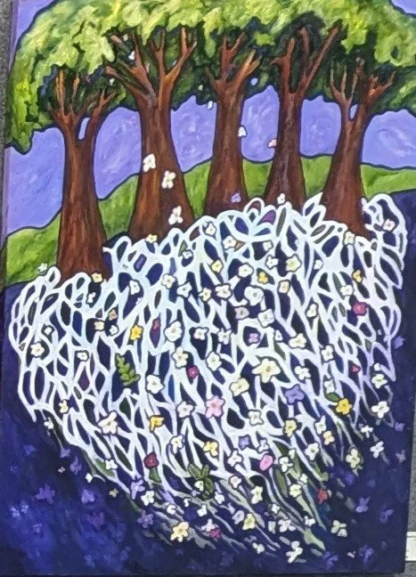 Together We Rise 
40x30" 
oil on canvas 
$895